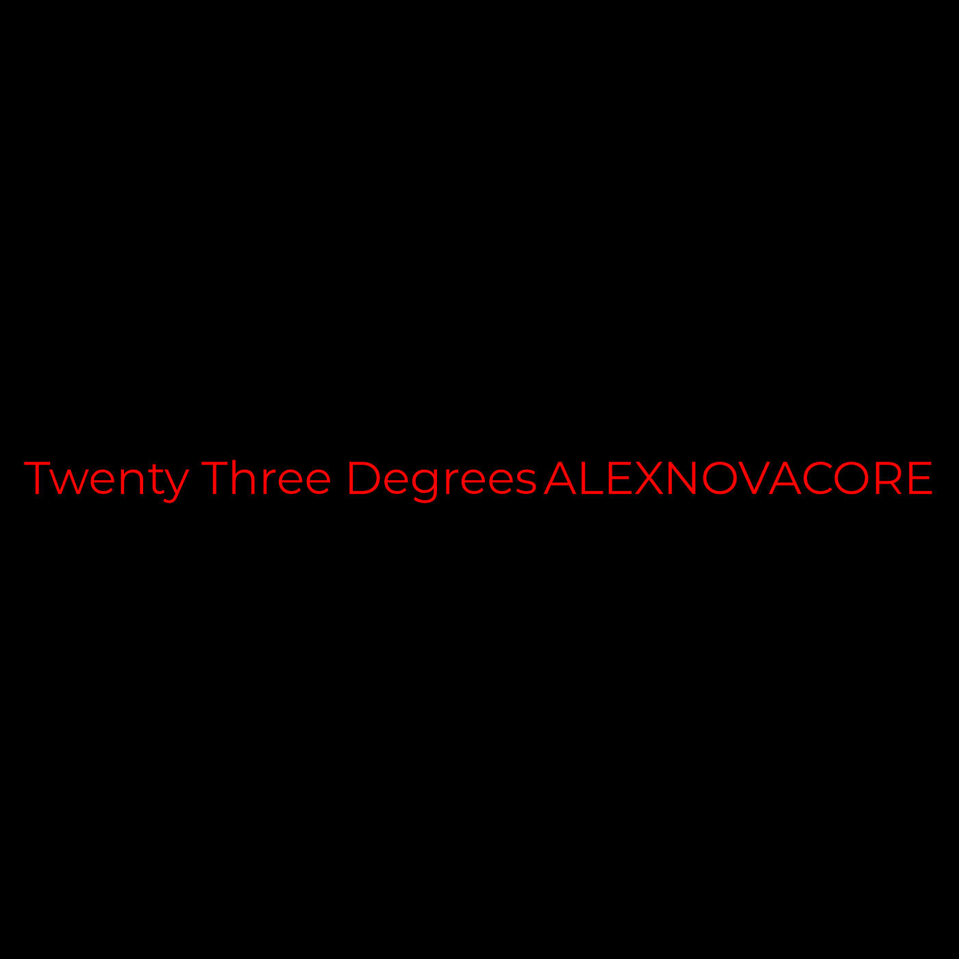Релиз Twenty Three Degrees