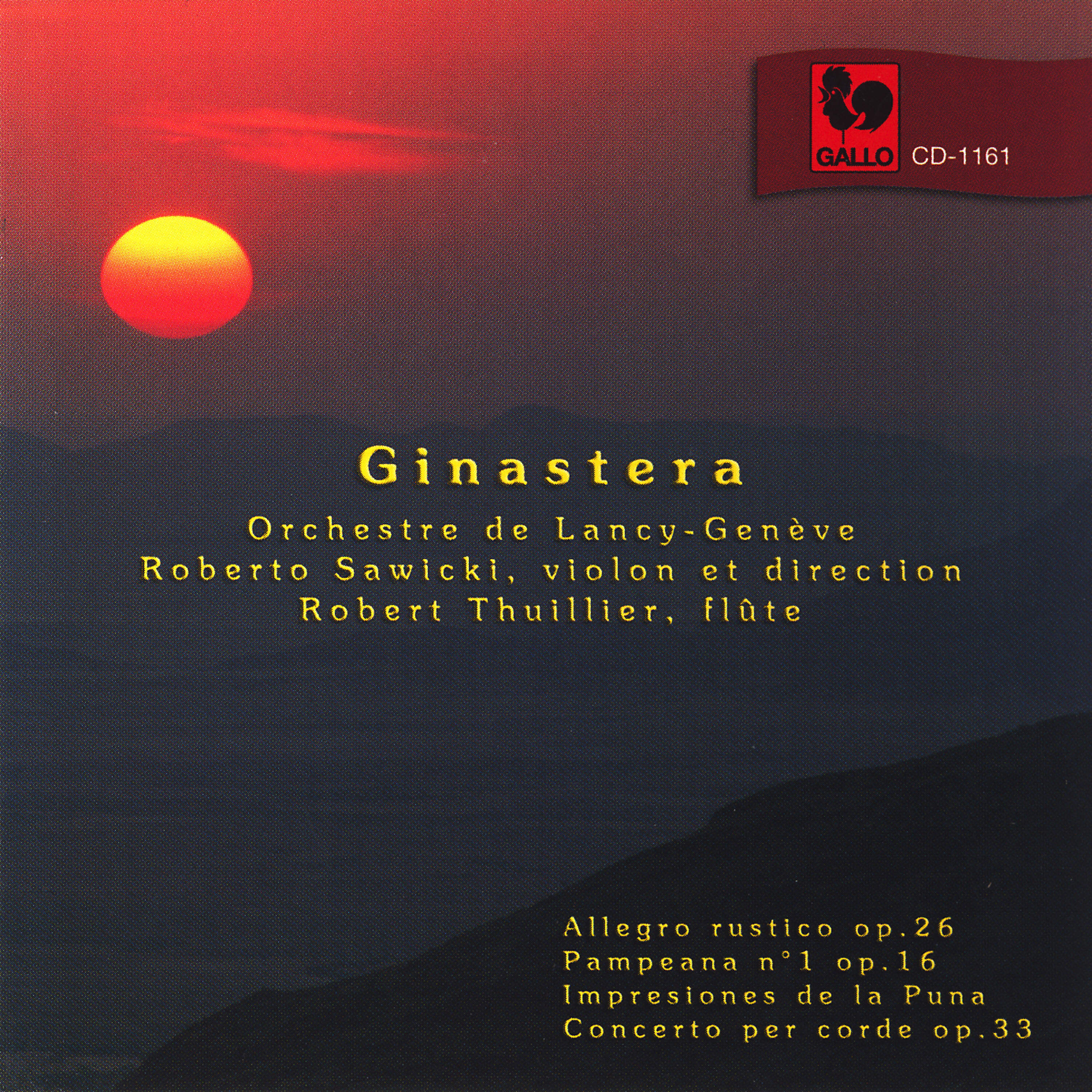 Релиз Ginastera: Orchestral Pieces