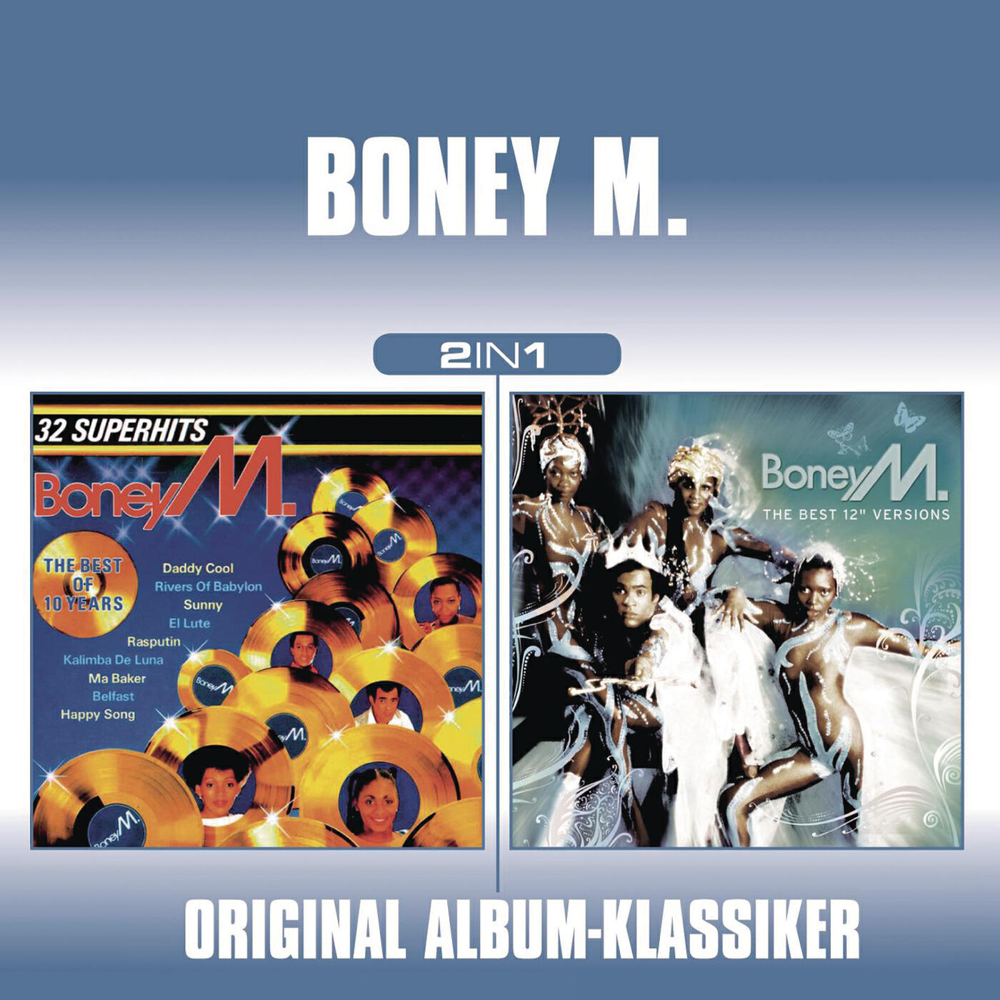 Релиз Boney M. - 2 in 1 (In The Mix/The Best 12inch Versions)