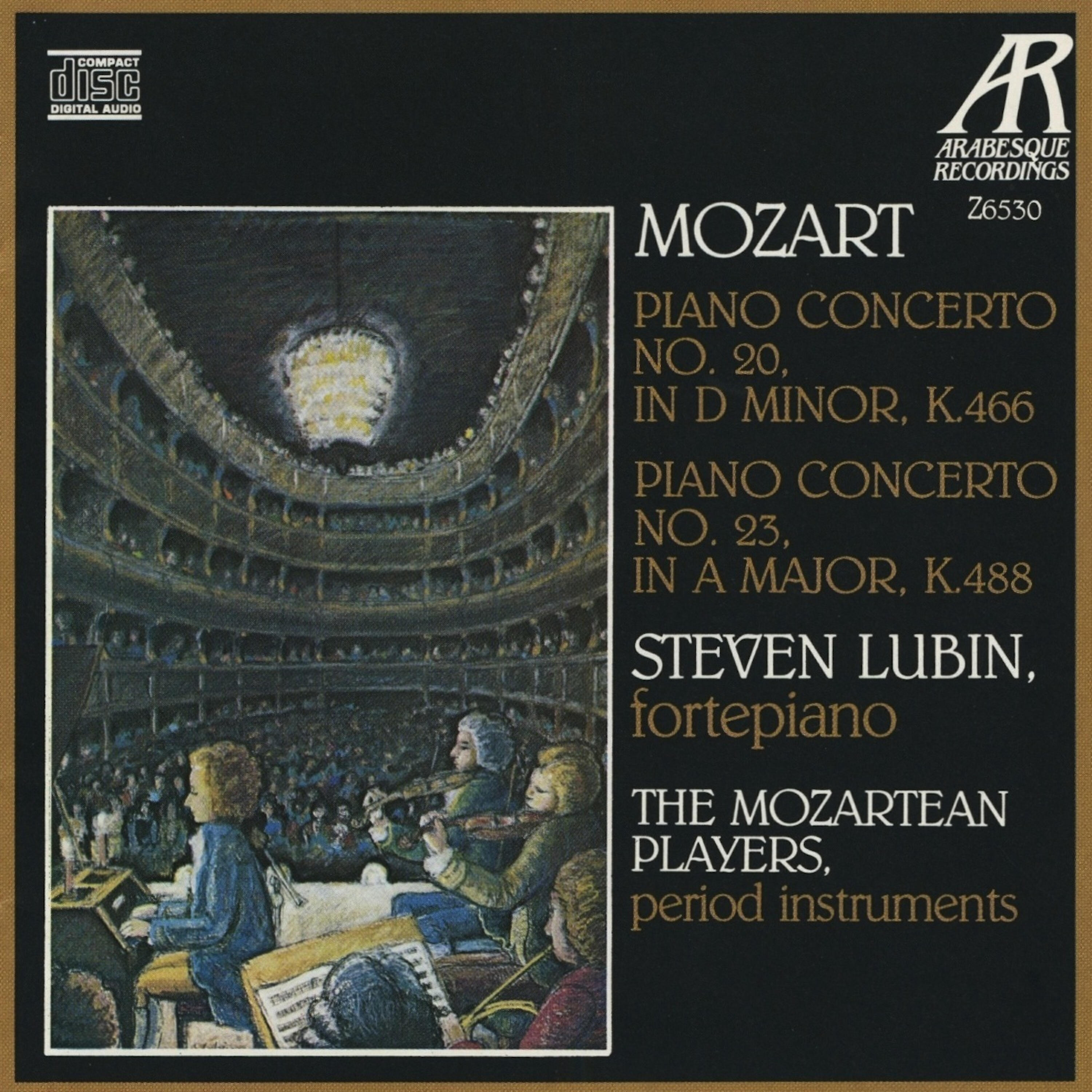 Релиз Mozart: Piano Concertos No.20 in D Minor, K.466 and No.23 in A Major, K.488