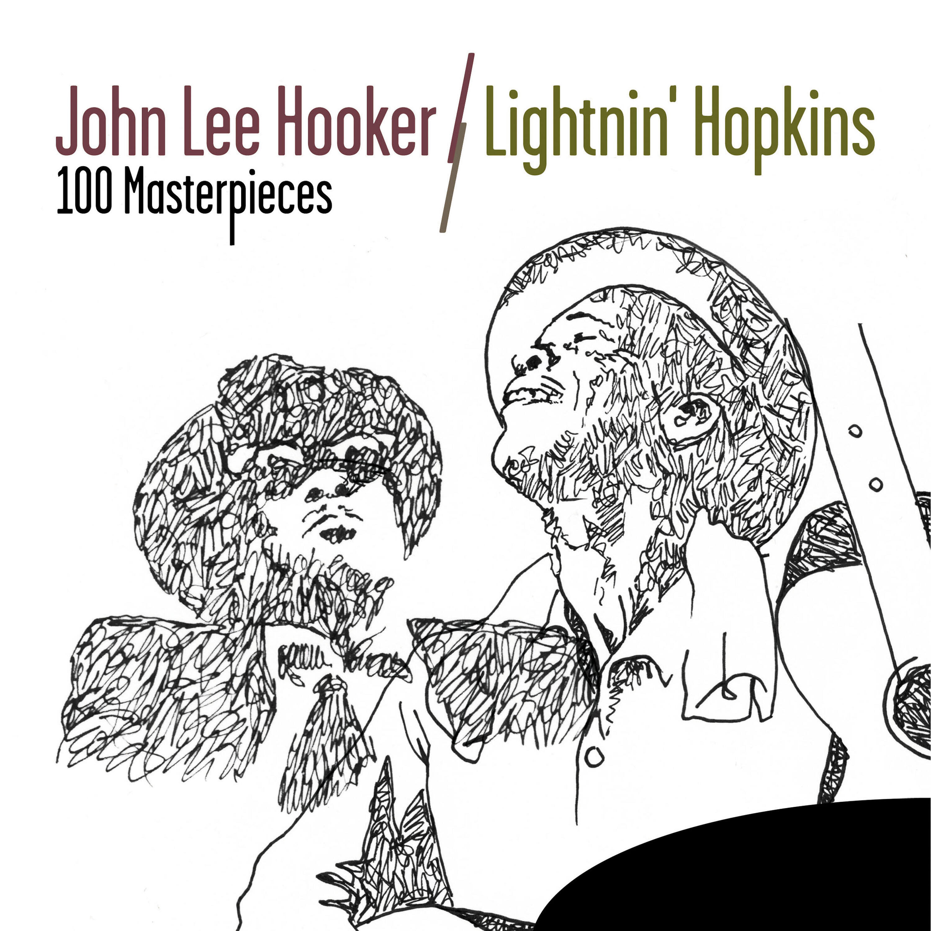 Релиз 100 Masterpieces: John Lee Hooker & Lightnin' Hopkins