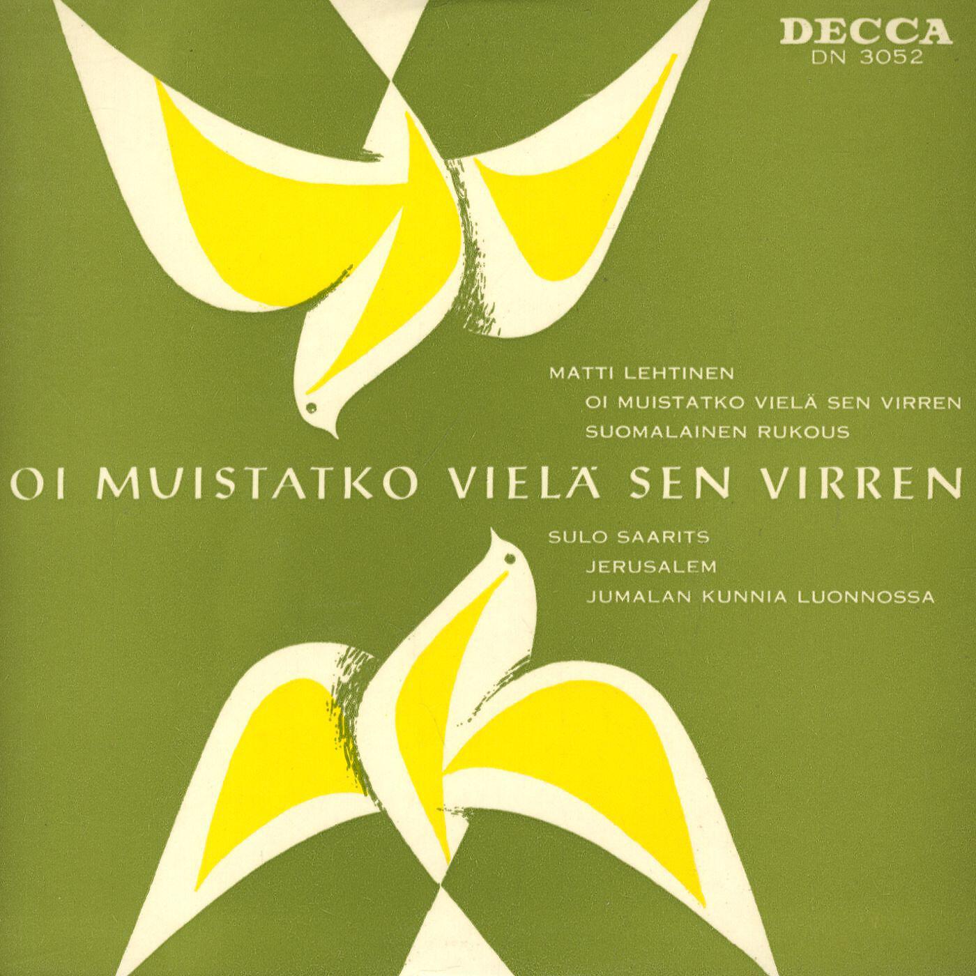 Релиз Oi, muistatko vielä sen virren