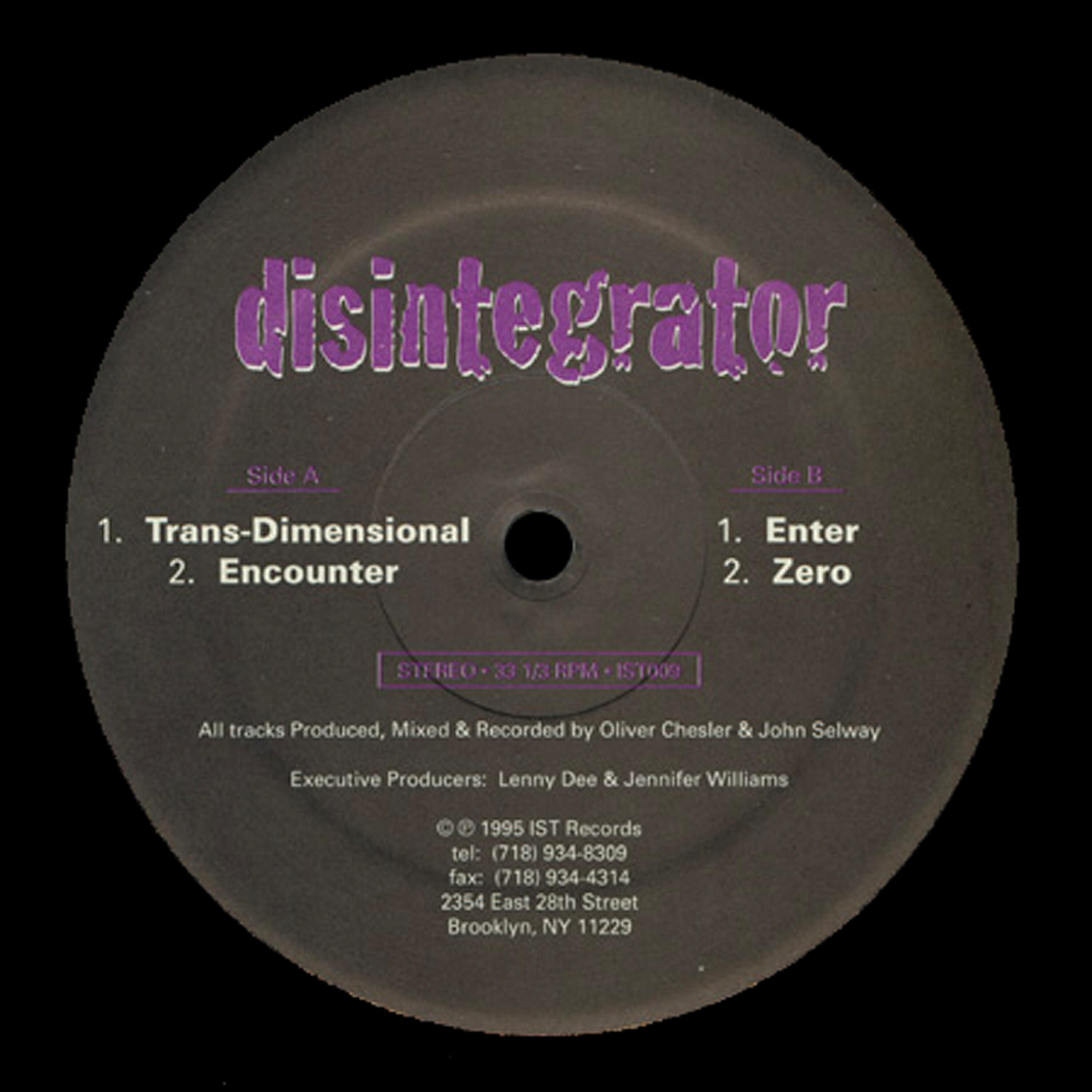 Релиз Disintegrator (Vol 2)