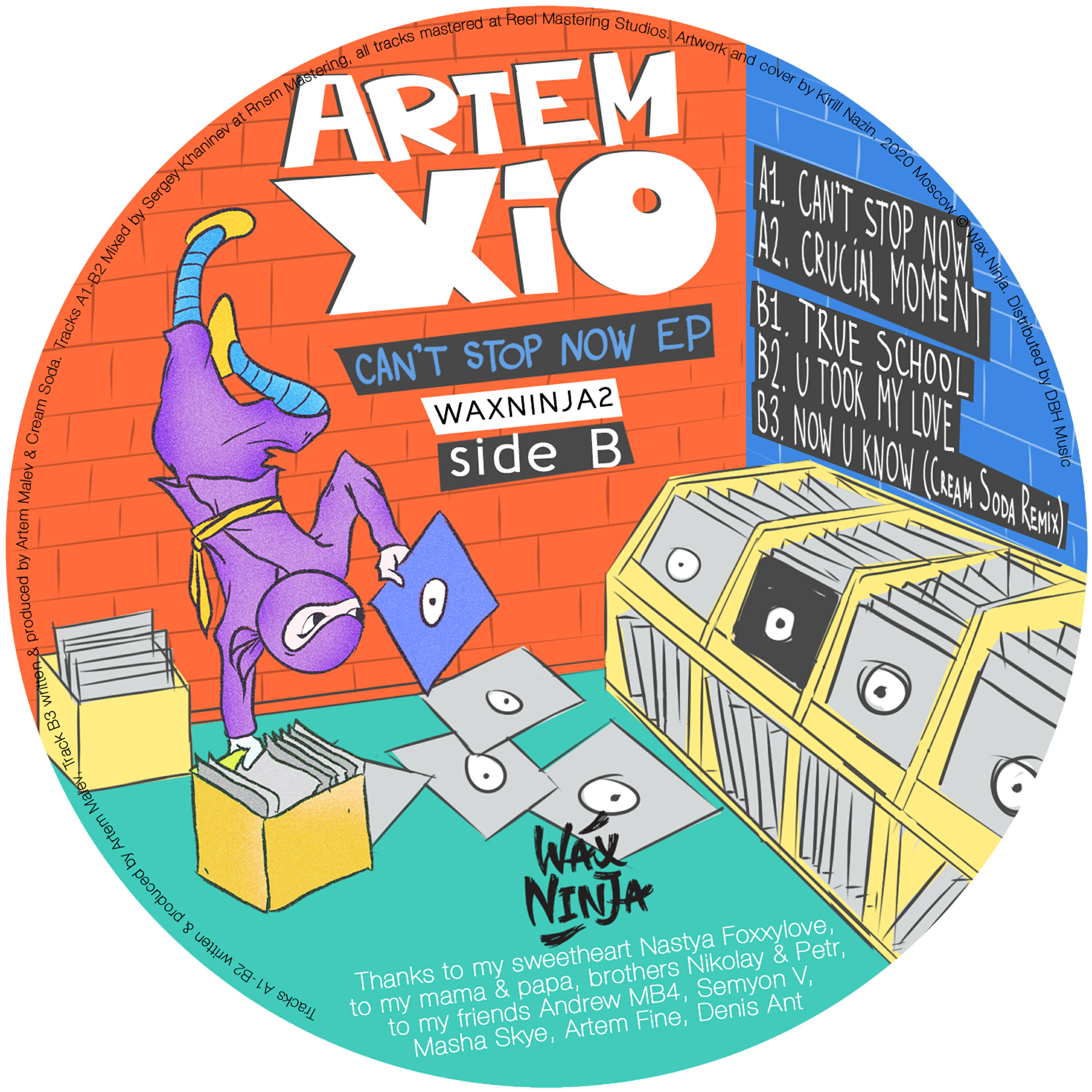 Релиз Can't Stop Now EP incl. Cream Soda Remix