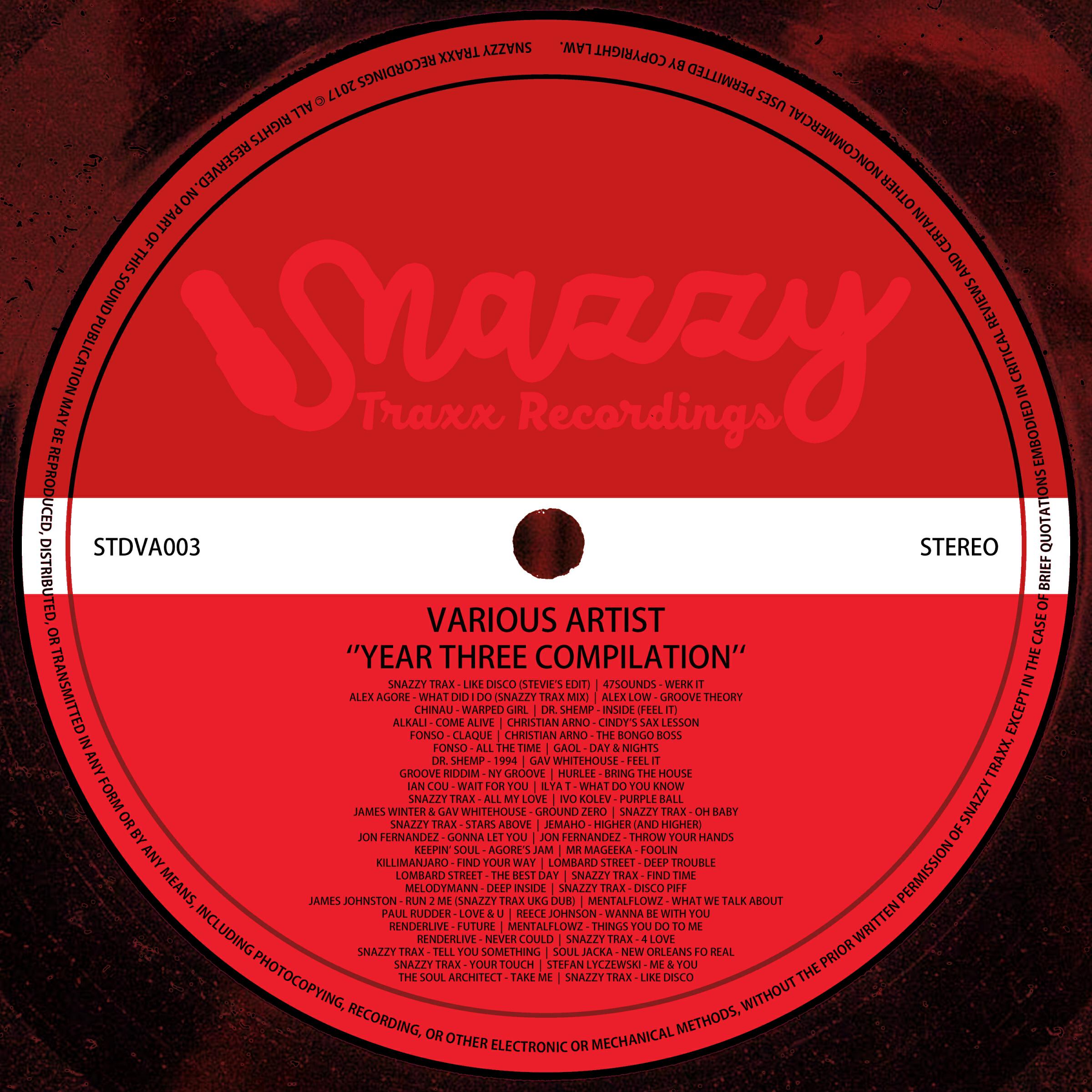 Релиз SNAZZY TRAXX (Year Three)