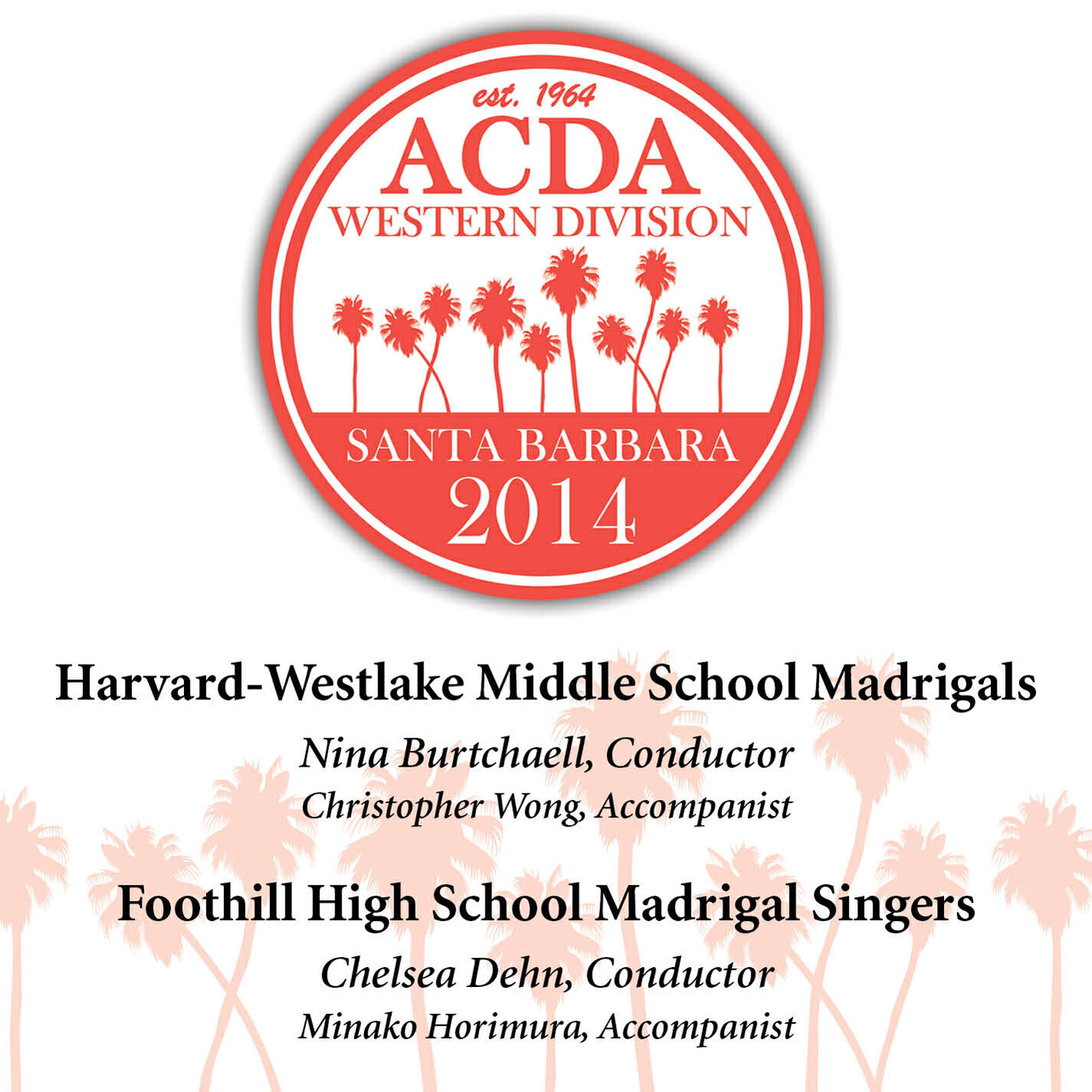 Foothill High School Madrigal Singers