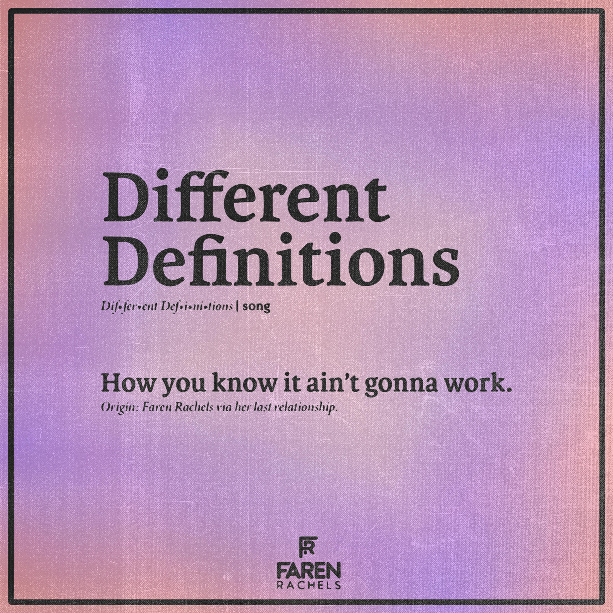 Релиз Different Definitions