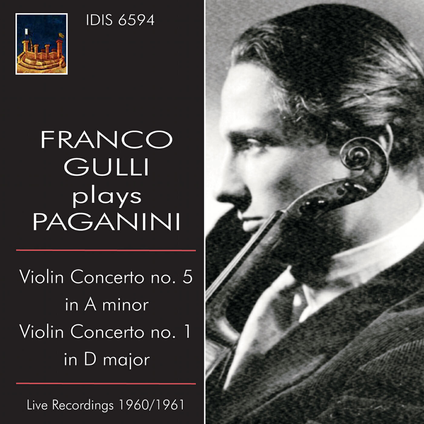 Релиз Franco Gulli Plays Paganini (1960, 1961)