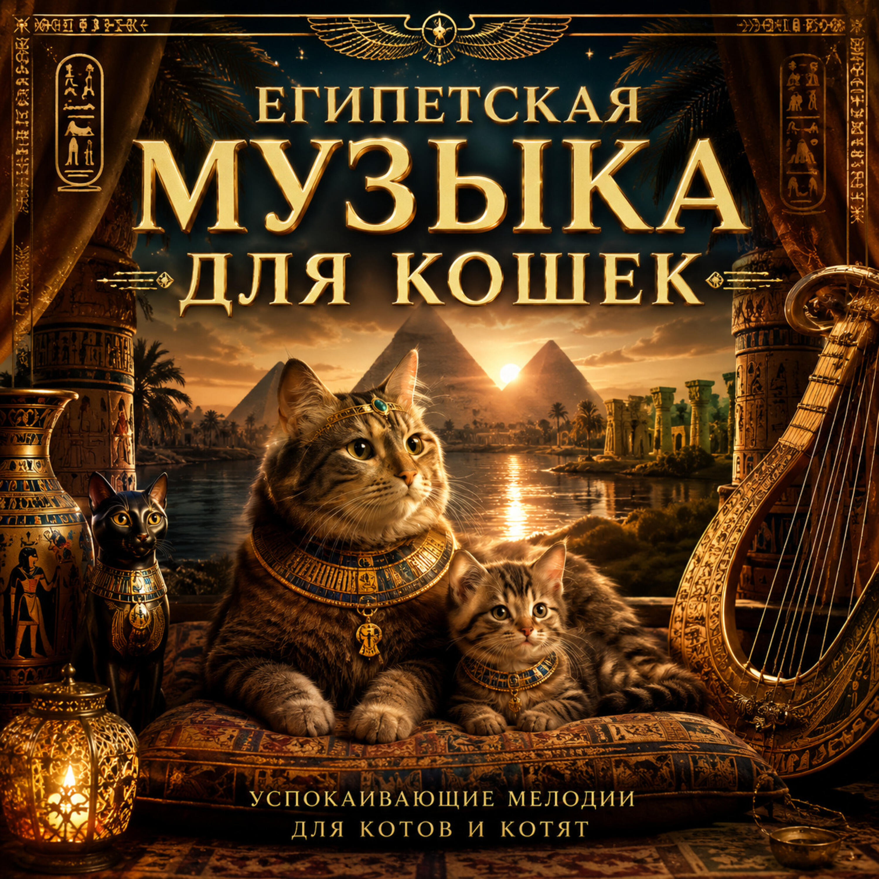 Релиз Египетская Музыка Для Кошек. Успокаивающие Мелодии Для Котов и Котят. Egyptian Music for Cats