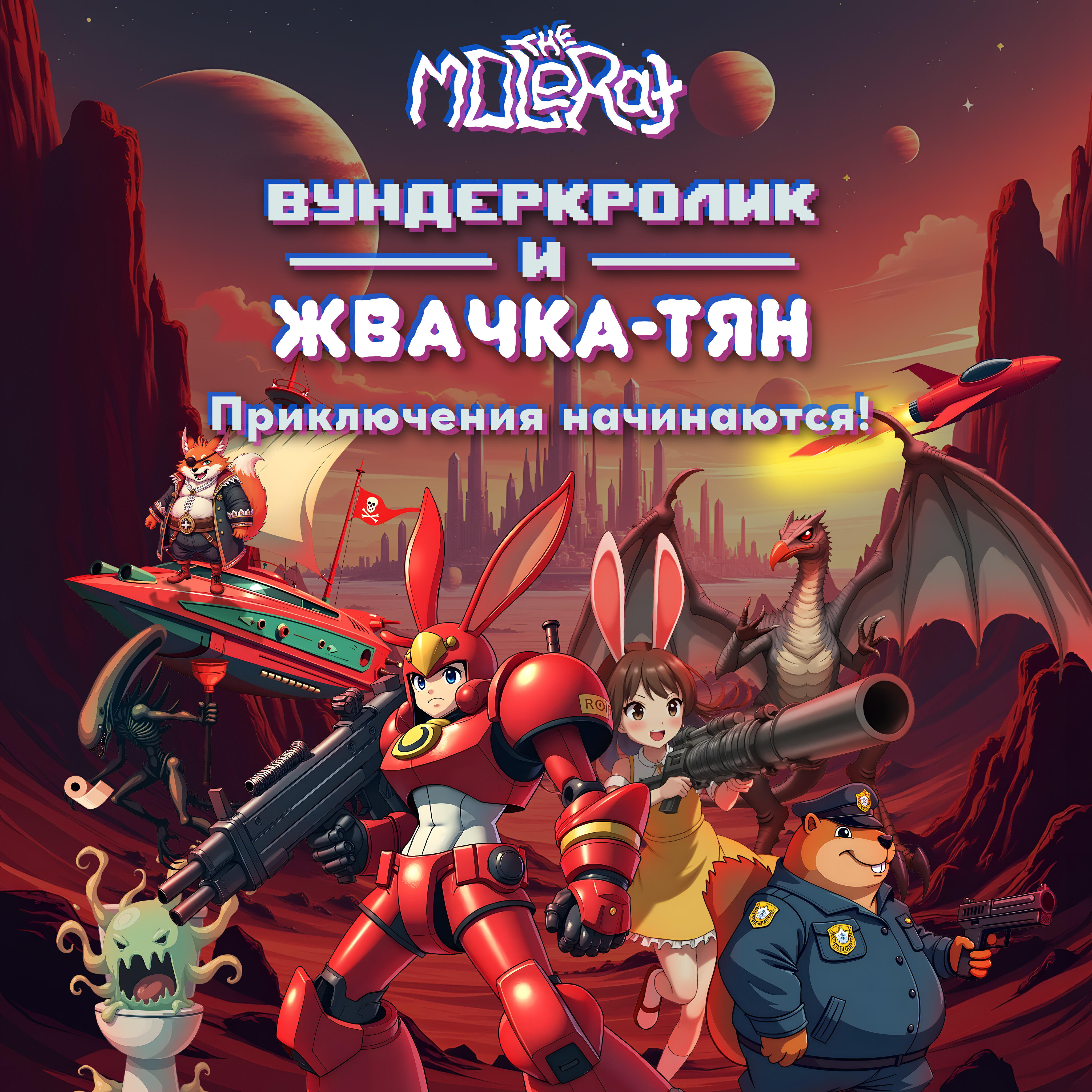 Релиз Вундеркролик и жвачка-тян. Приключения начинаются!