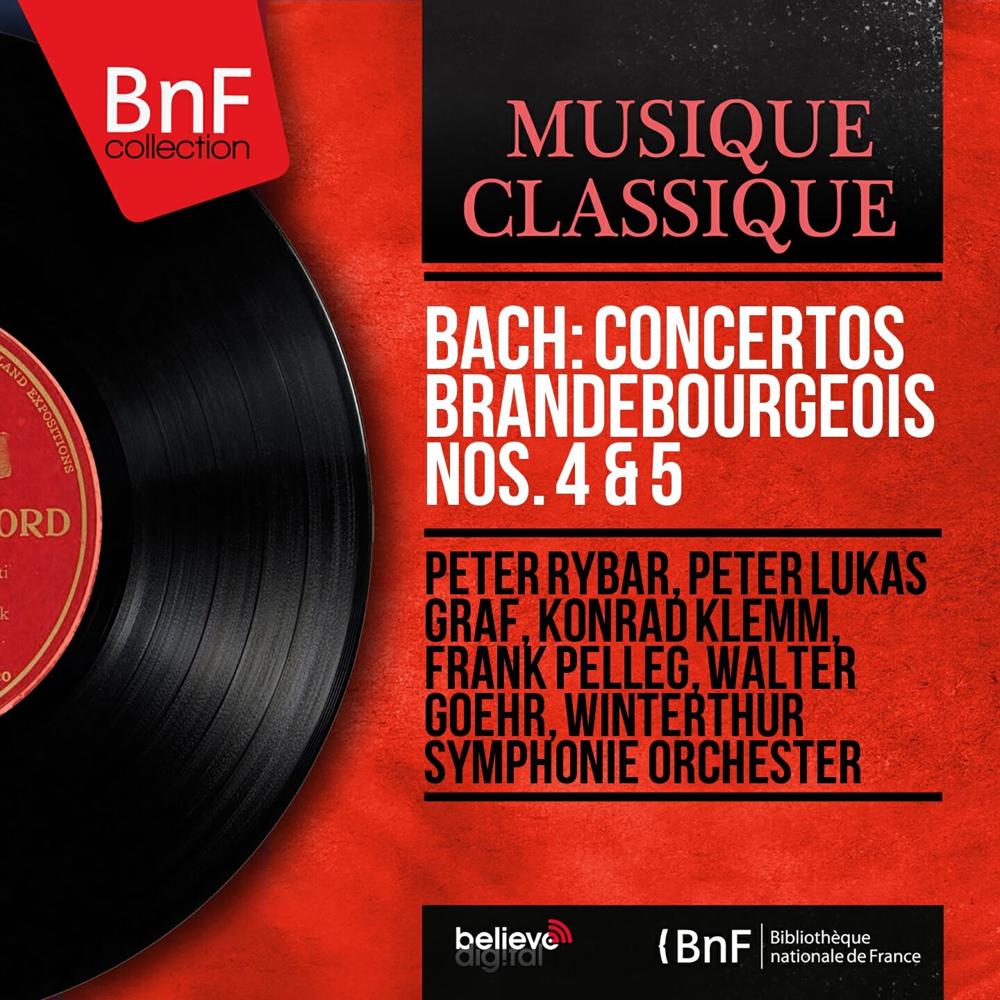 Релиз Bach: Concertos brandebourgeois Nos. 4 & 5 (Mono Version)