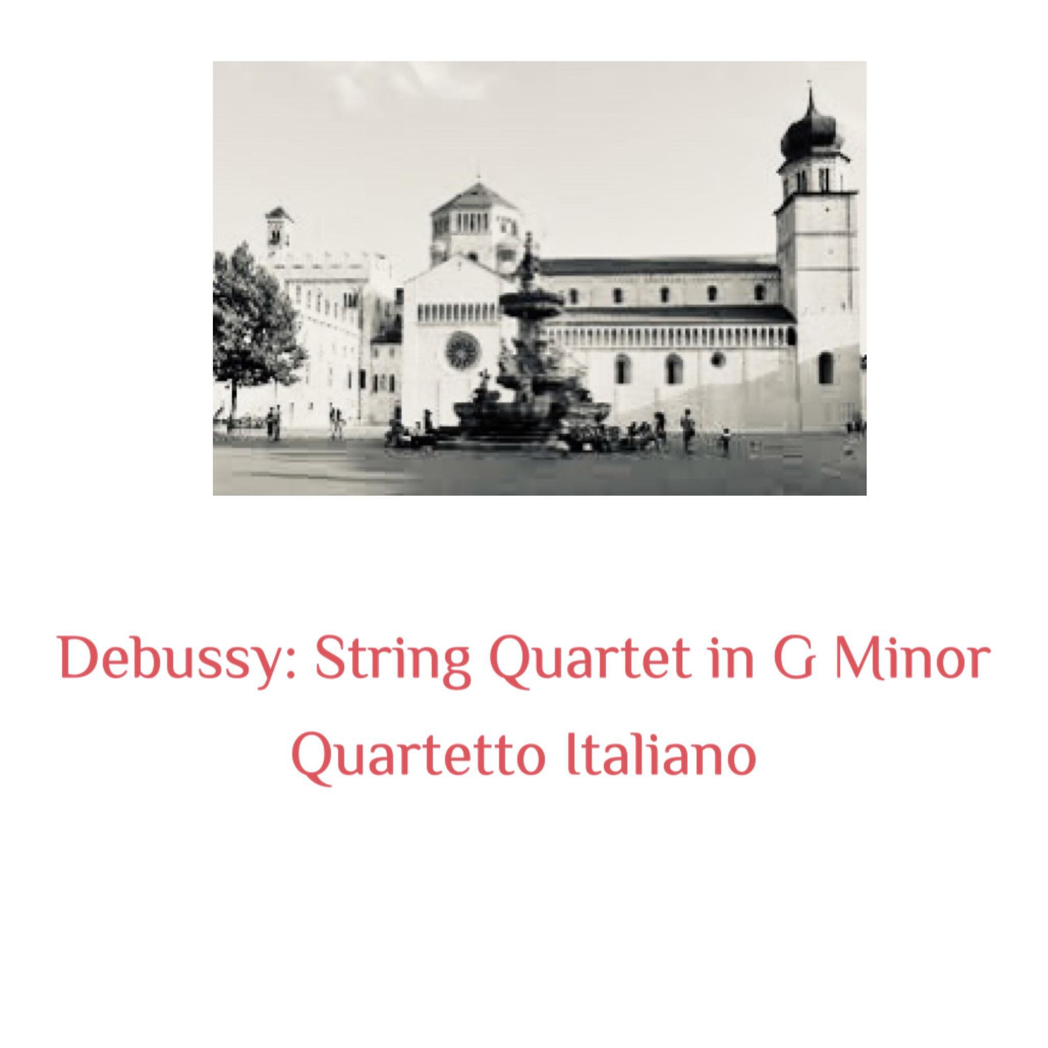 Релиз Debussy: String Quartet in G Minor