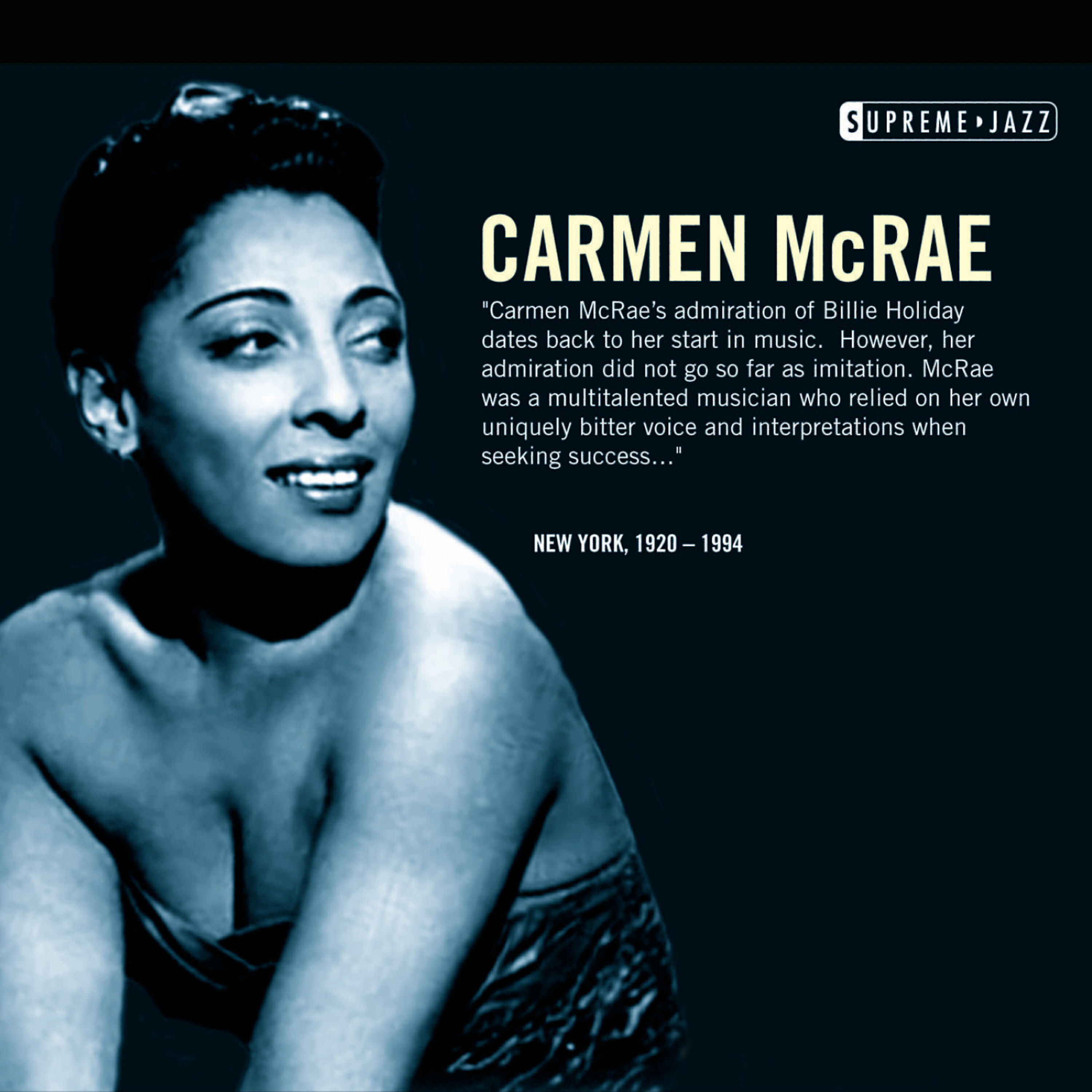 Релиз Supreme Jazz - Carmen McRae