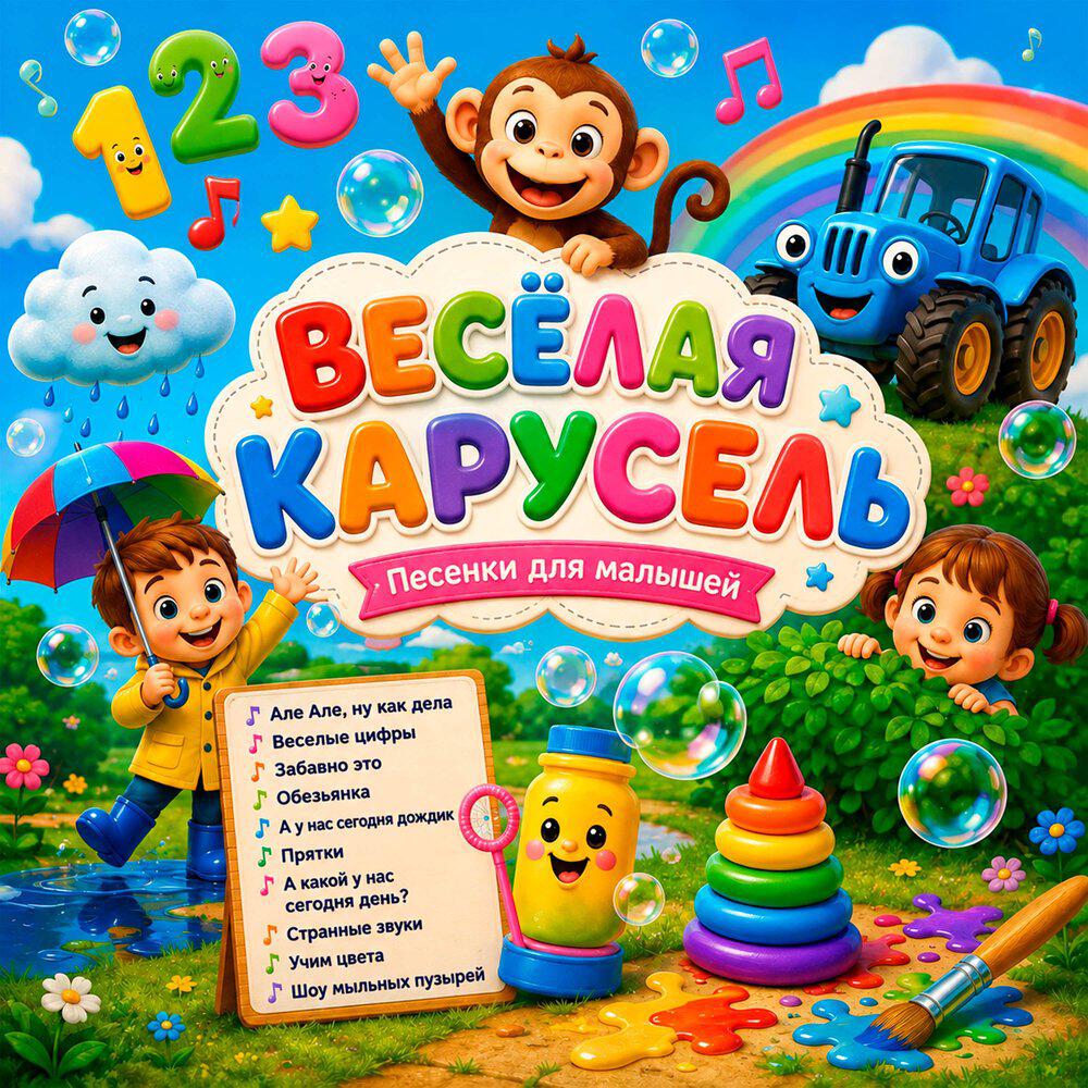 Релиз Весёлая карусель - песенки для малышей