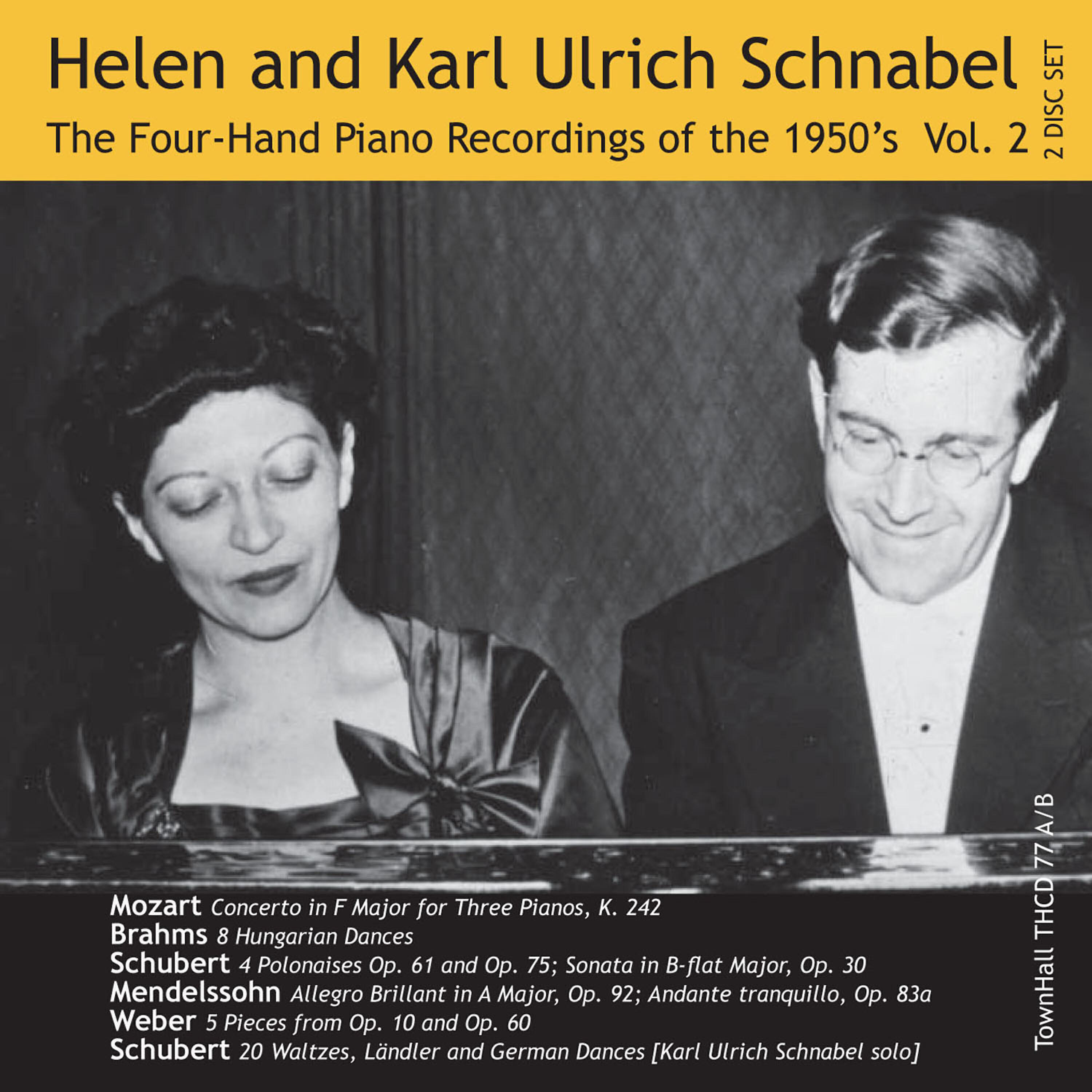 Релиз One Piano, Four Hands, The 1950s Recordings, Vol. 2