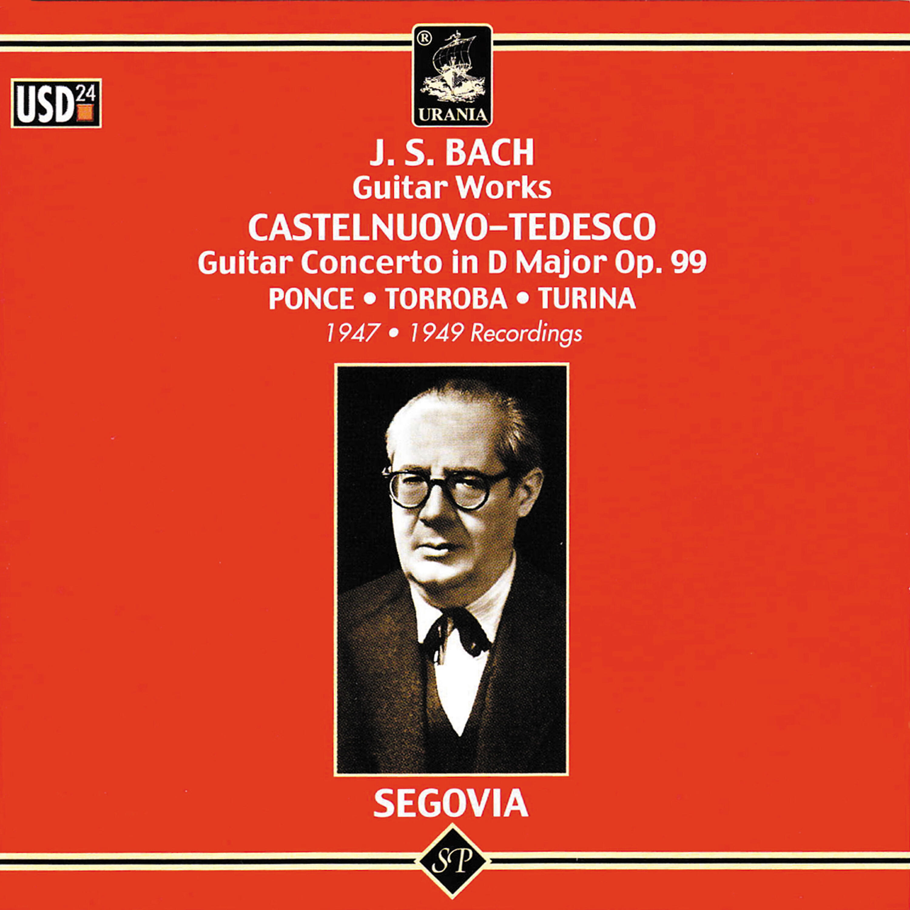 Релиз Bach: Guitar Works - Castelnuovo-Tedesco: Guitar Concerto