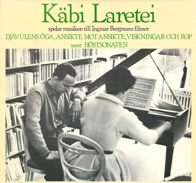 Релиз Käbi Laretei spelar musiken till Ingmar Bergmans filmer Djävulens öga, Ansikte mot Ansikte, Viskningar och rop samt Höstsonaten