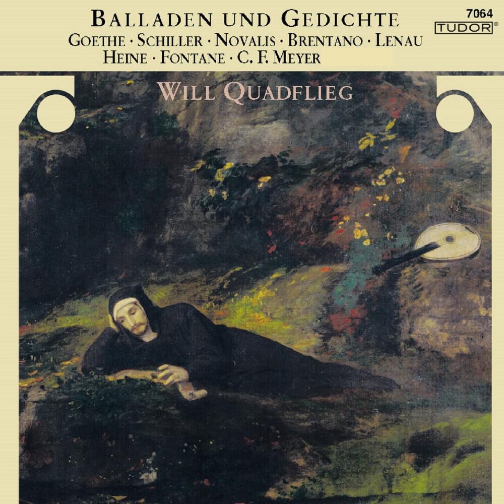 Релиз Balladen und Gedichte (Goethe, Schiller, Novalis, Brentano, Lenau, Heine, Fontane, C. F. Meyer) · Will Quadflieg