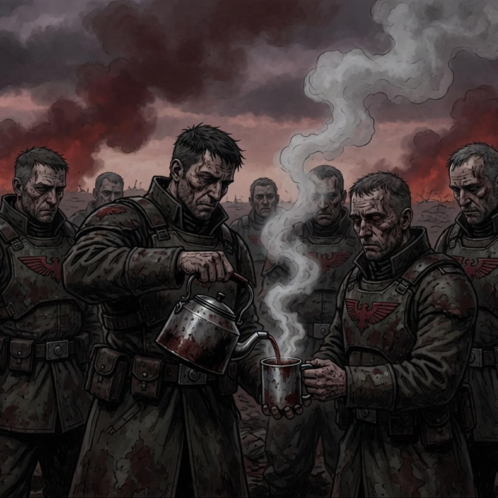 Релиз Астра Миллитарум - допрос (юмор по вселенной Warhammer 40k)