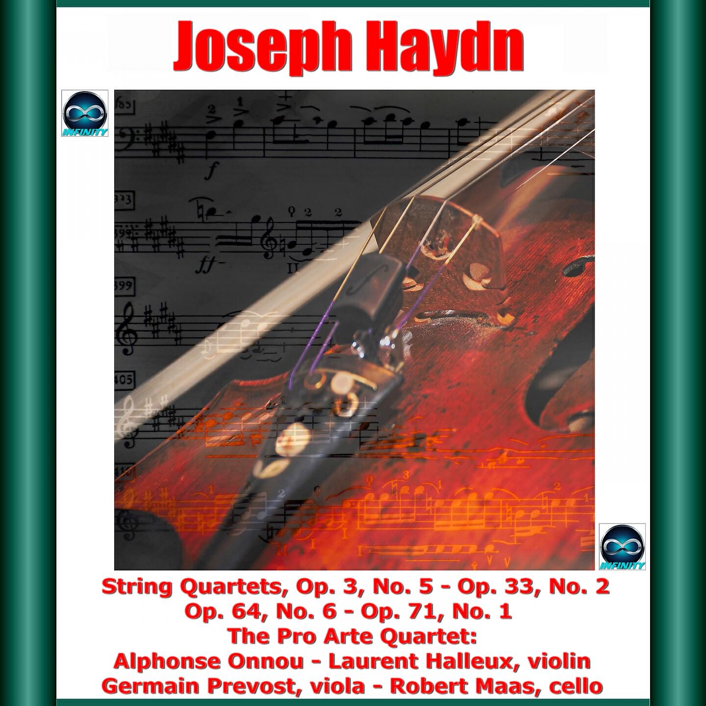 Релиз Haydn: String Quartets, Op. 3, No. 5 - Op. 33, No. 2 - Op. 64, No. 6 - Op. 71, No. 1