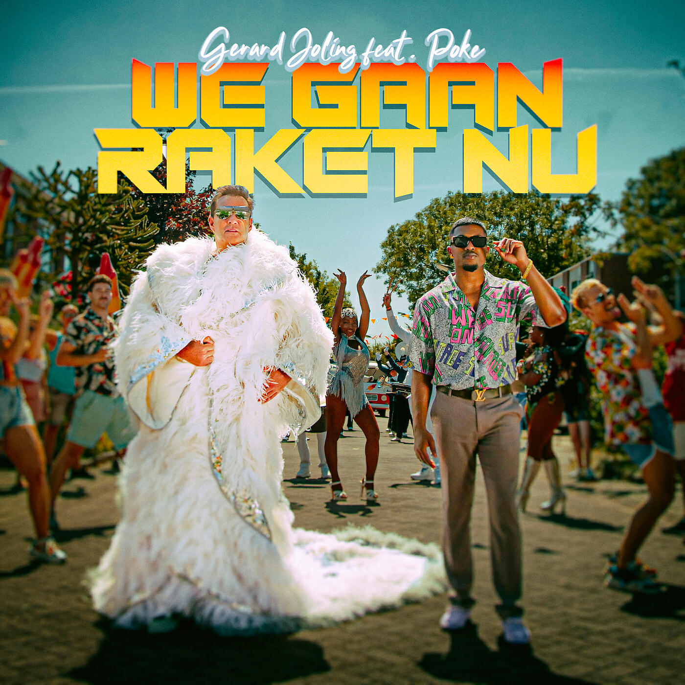 Постер альбома We Gaan Raket Nu (feat. Poke)
