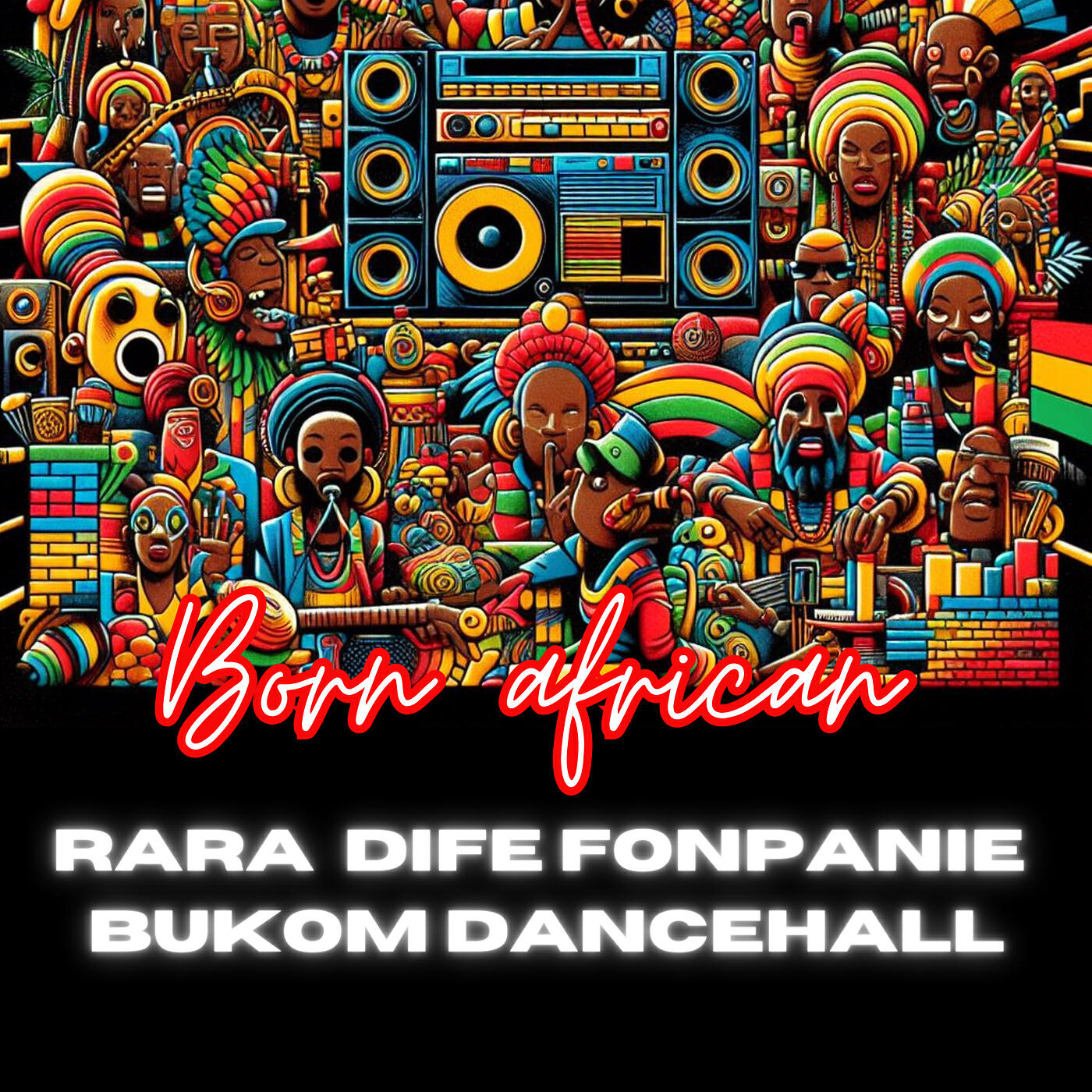 Постер альбома Born African (Freestyle)