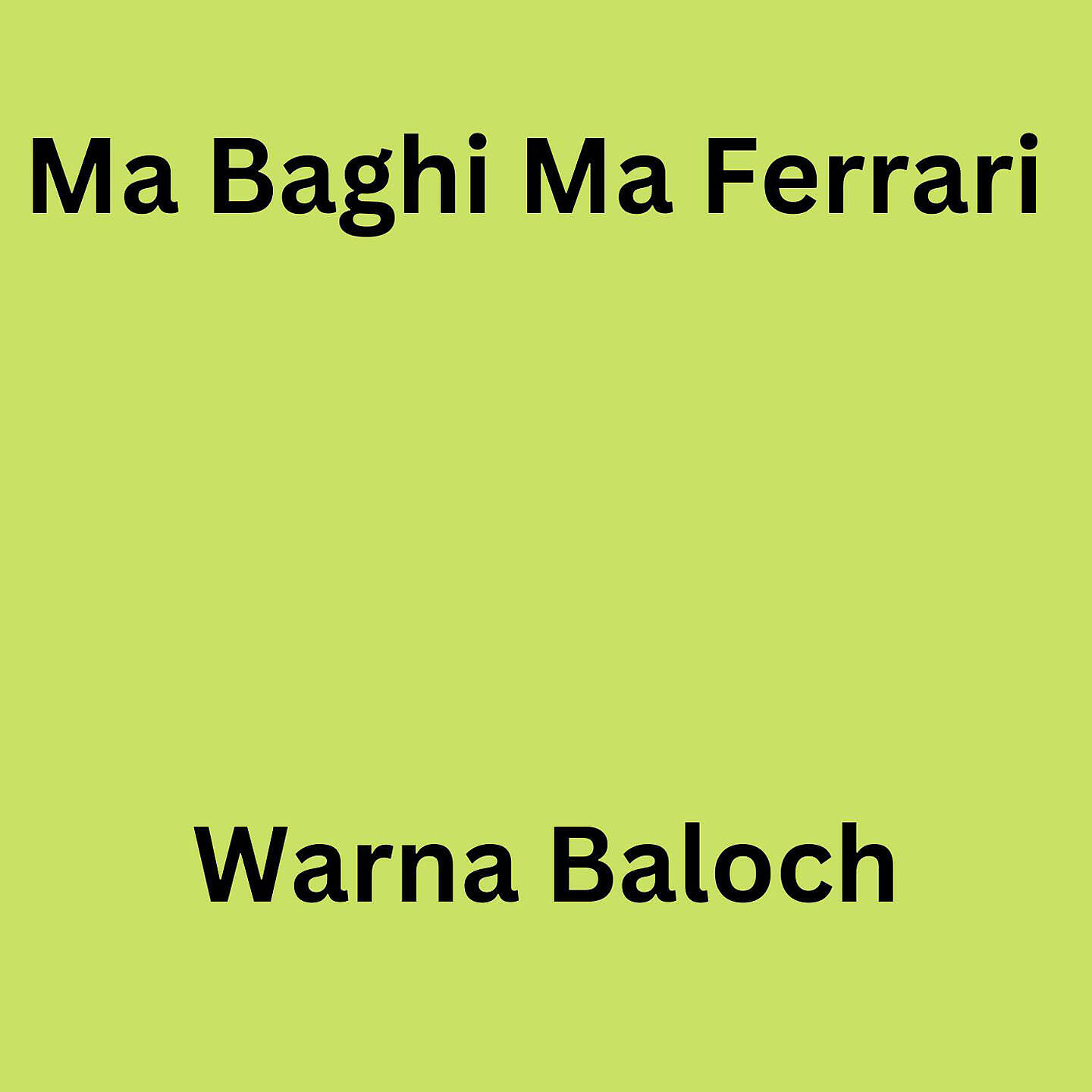 Релиз Ma Baghi Ma Ferrari