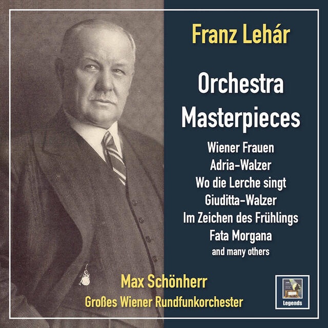 Постер альбома Franz Lehár: Masterpieces for Orchestra