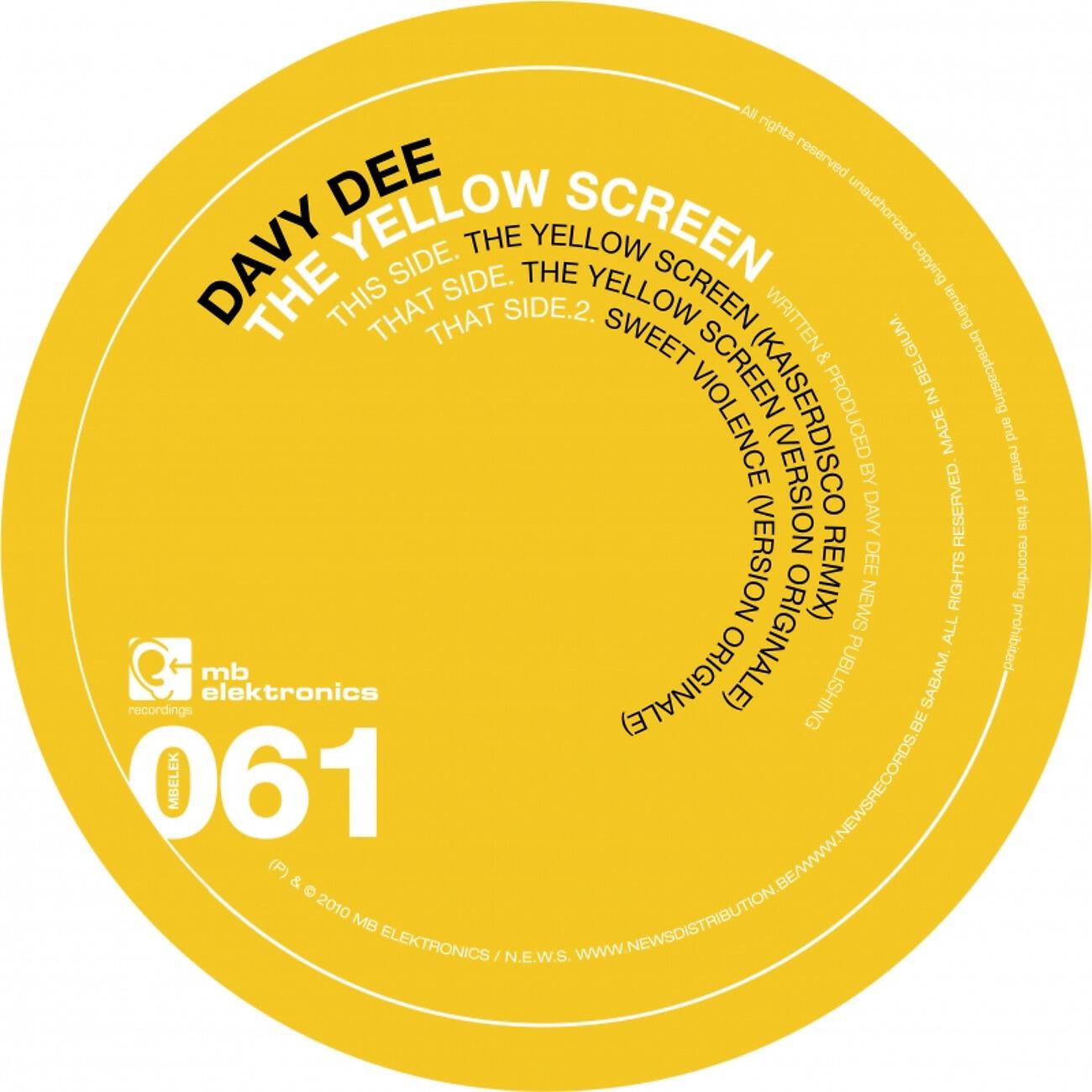 Релиз The Yellow Screen EP