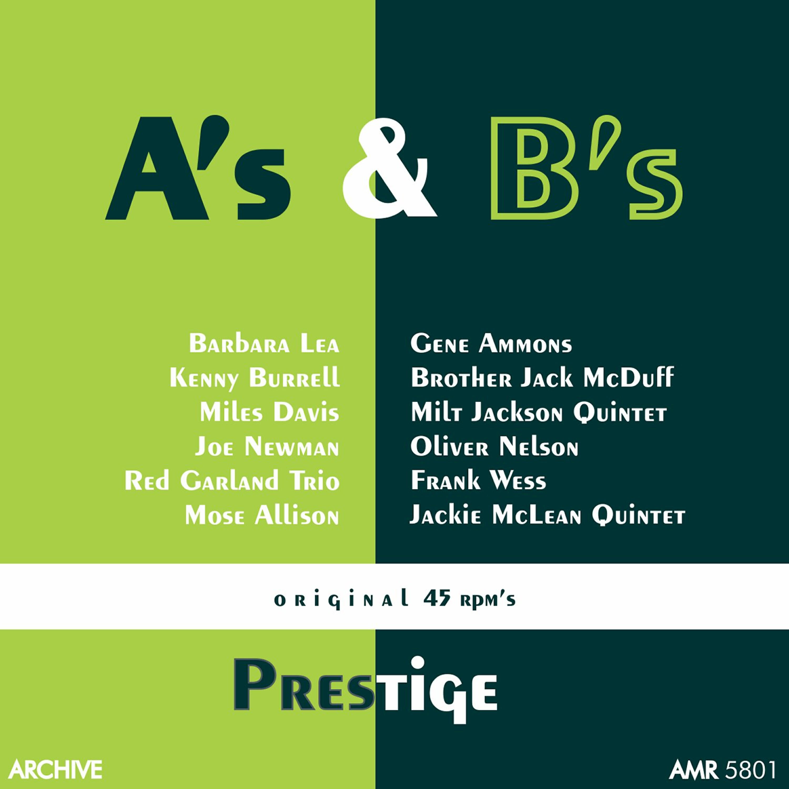 Релиз Prestige A's & B's