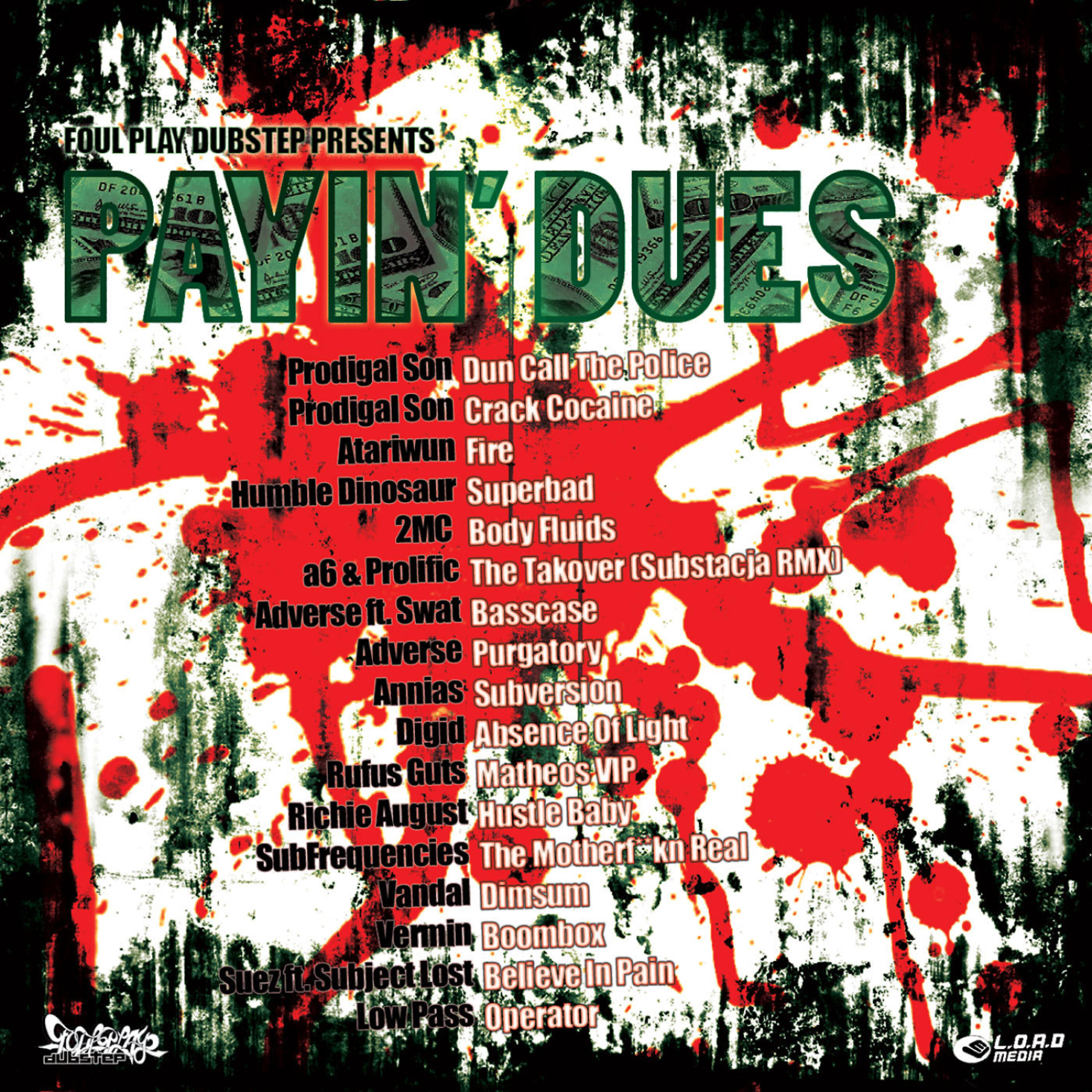 Релиз Payin Dues (feat. Prodigal Son, Richie August, Prolific, Substacja, 2mc, Digid, Atariwun, Vandal, Vermin, Rufus Gutz)