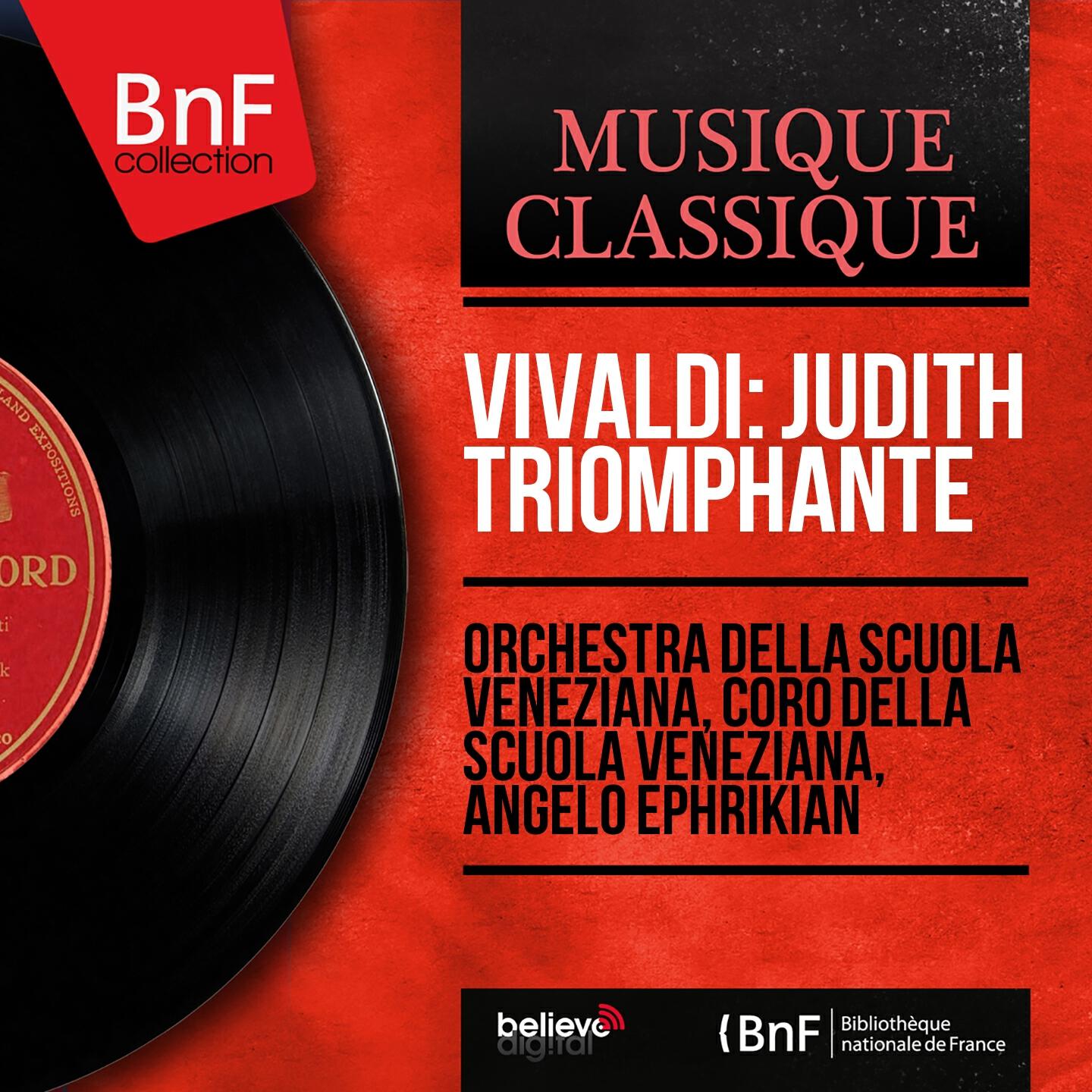 Релиз Vivaldi: Judith triomphante (Mono Version)