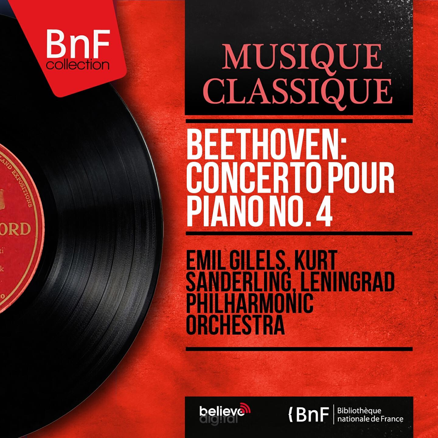 Релиз Beethoven: Concerto pour piano No. 4 (Mono Version)