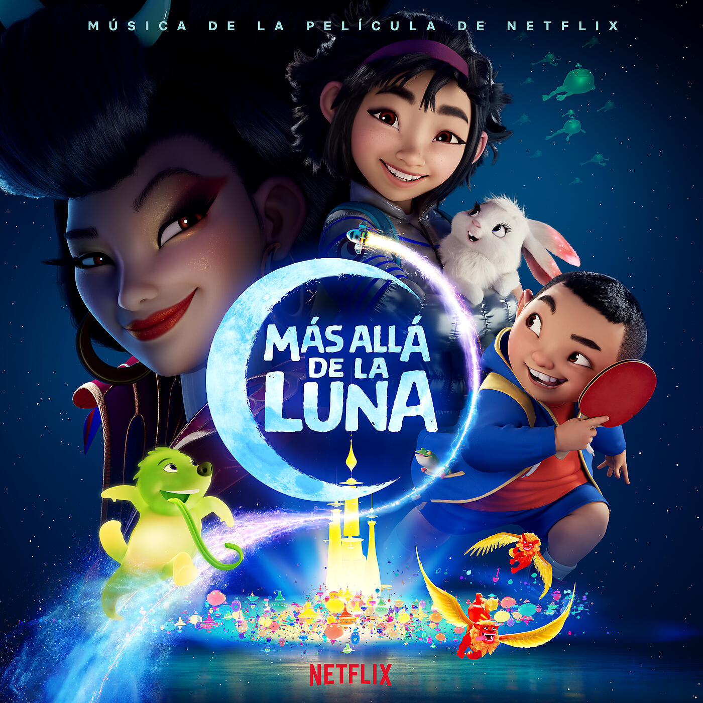 Релиз 'Más allá de la Luna' (música de la película de Netflix)