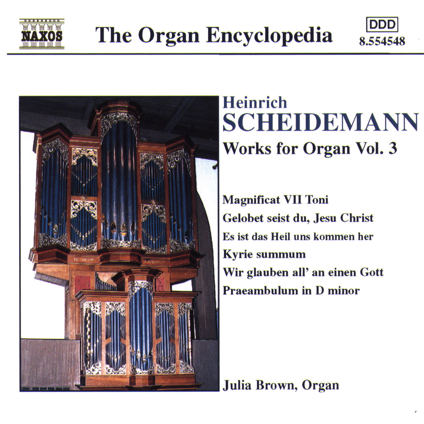 Релиз Scheidemann: Organ Works, Vol. 3