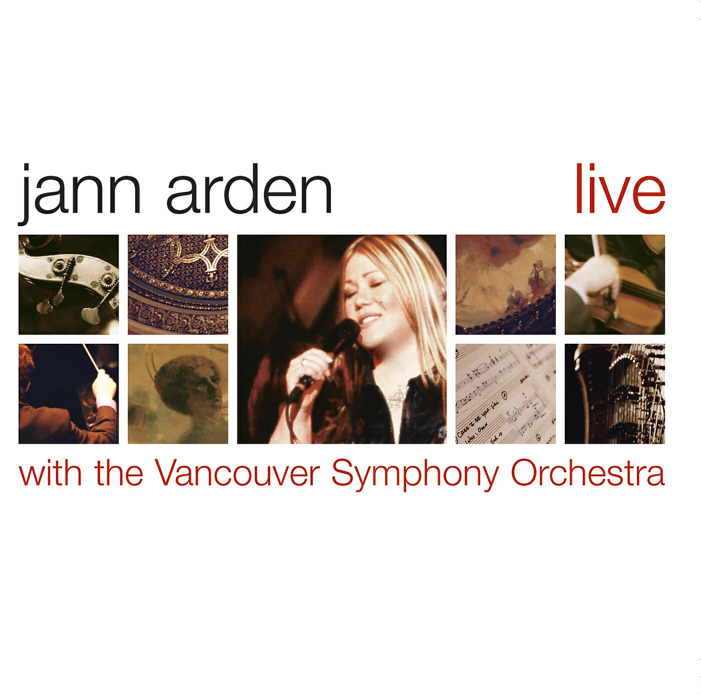 Релиз Jann Arden - Live with the VSO