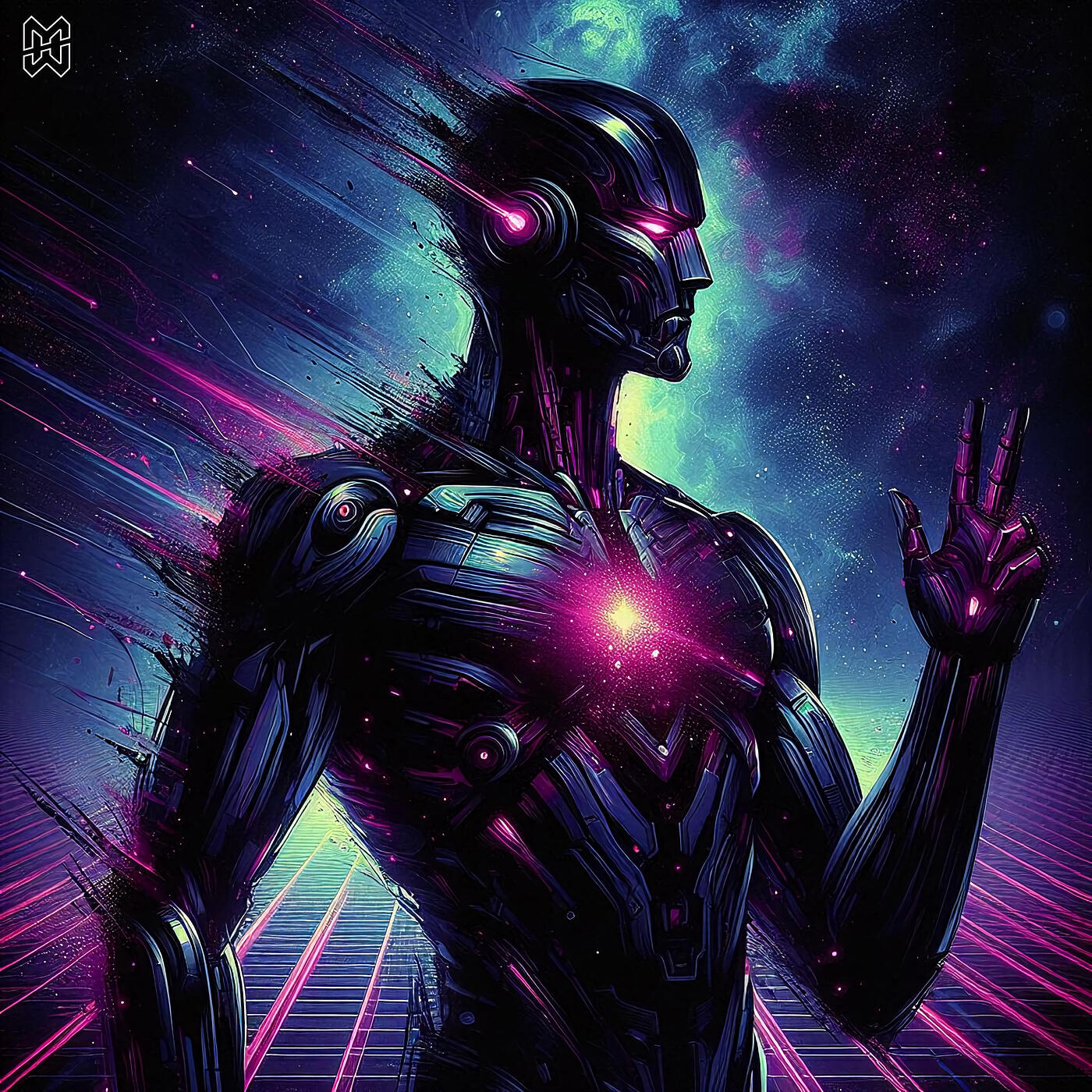 Релиз Synthwave Montagem