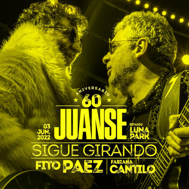 Релиз Sigue Girando (60 Aniversario en Vivo Luna Park) (feat. Fito Paez & Fabiana Cantilo)