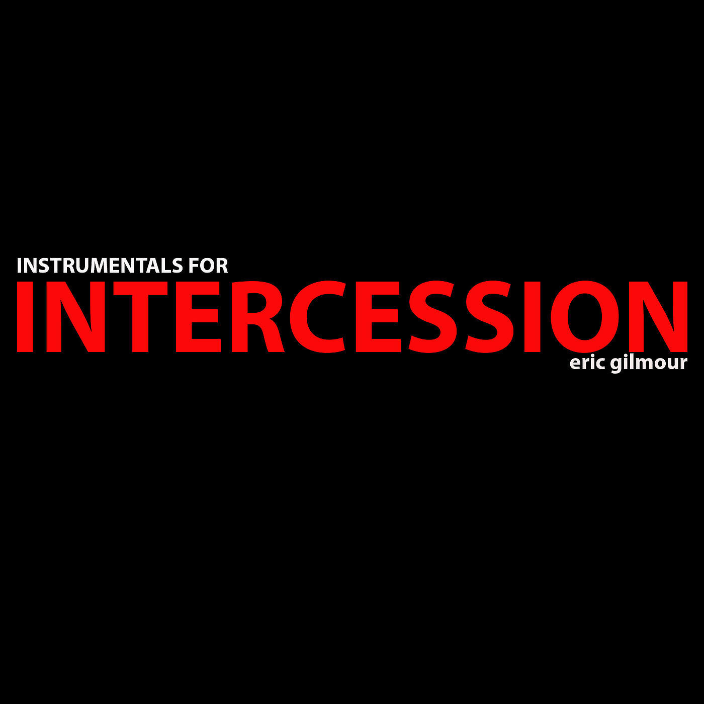 Релиз Instrumentals for Intercession