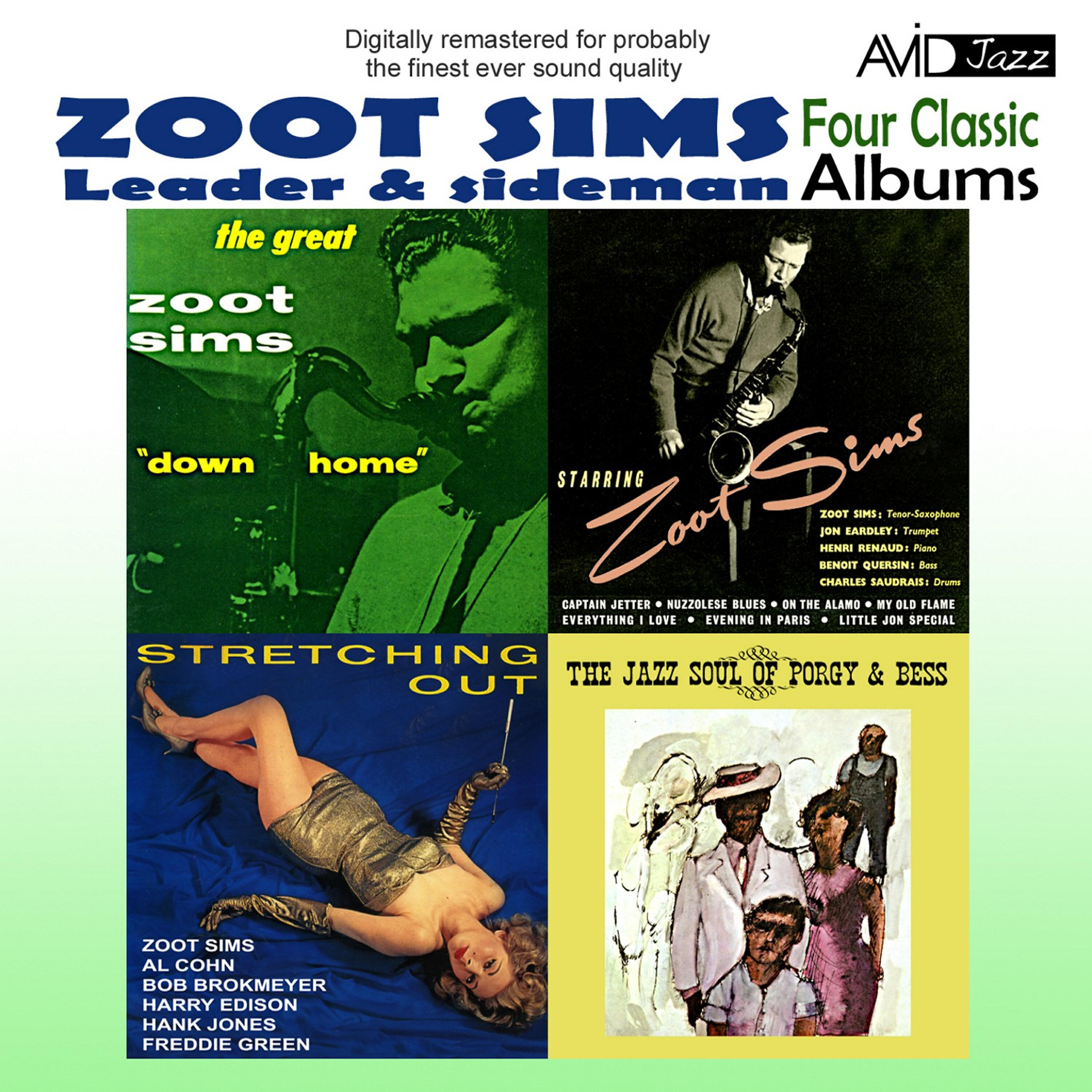 Релиз Four Classic Albums (Stretching Out / Starring Zoot Sims / Down Home / The Jazz Soul of Porgy and Bess) [Remastered]