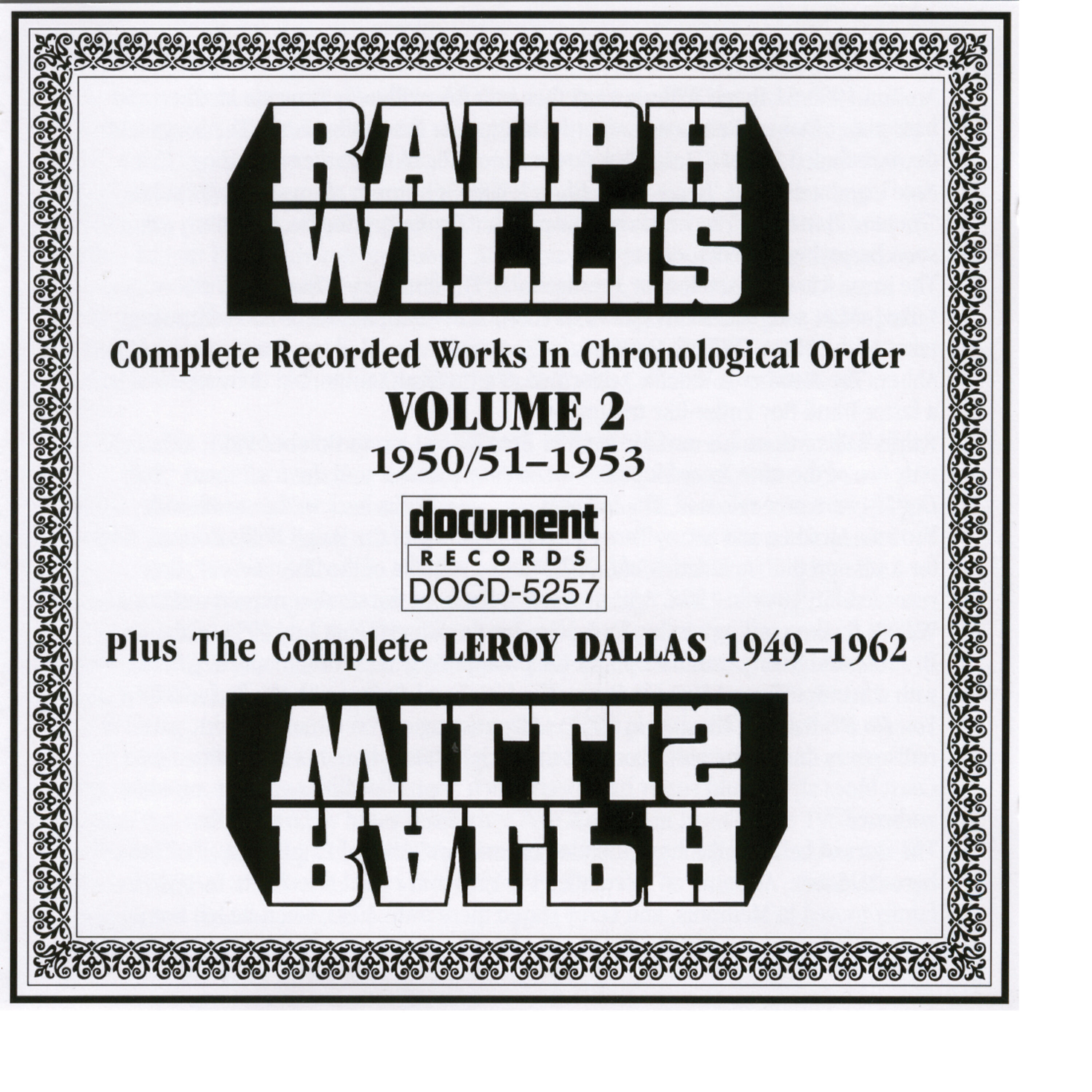 Релиз Ralph Willis Vol. 2 1951-1953