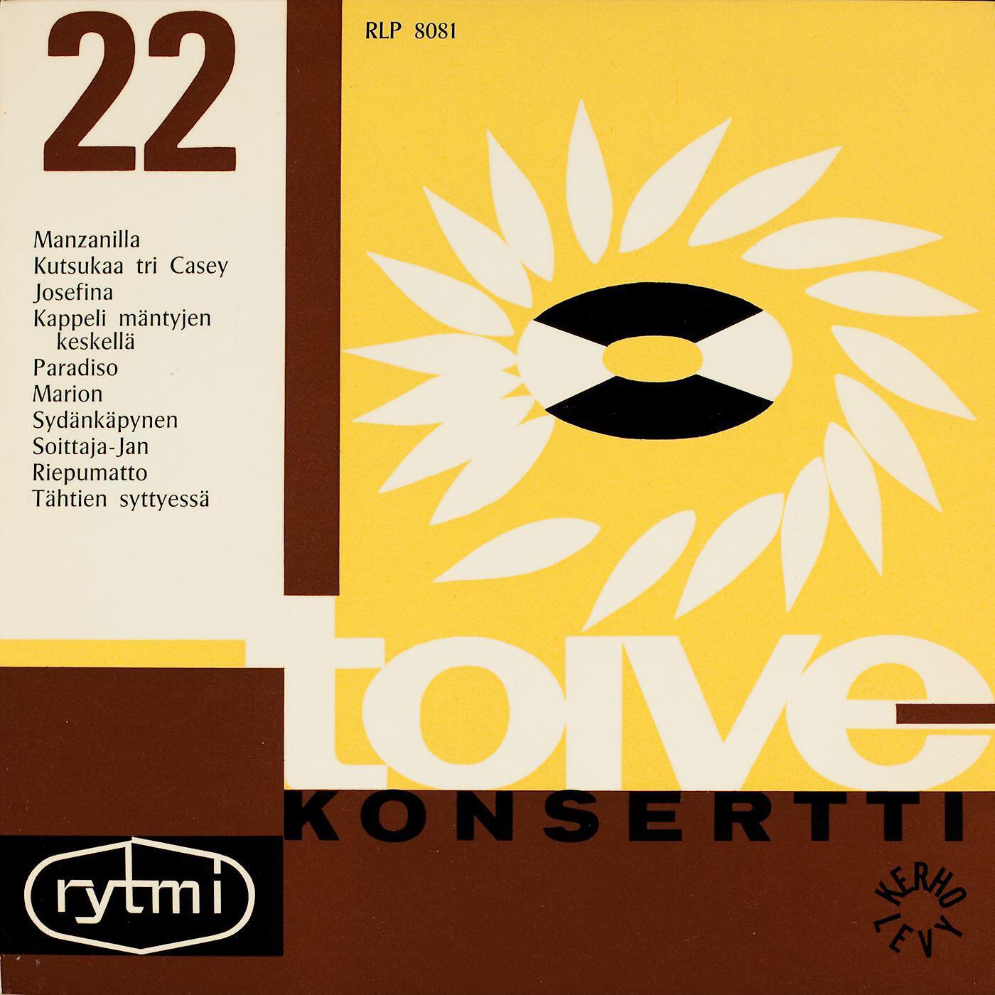Постер альбома Toivekonsertti 22