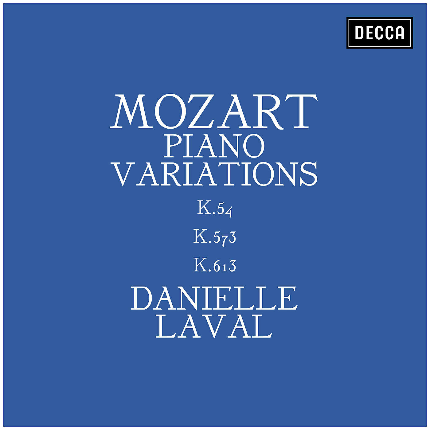 Релиз Mozart: Piano Variations K.54, K.573, K.613