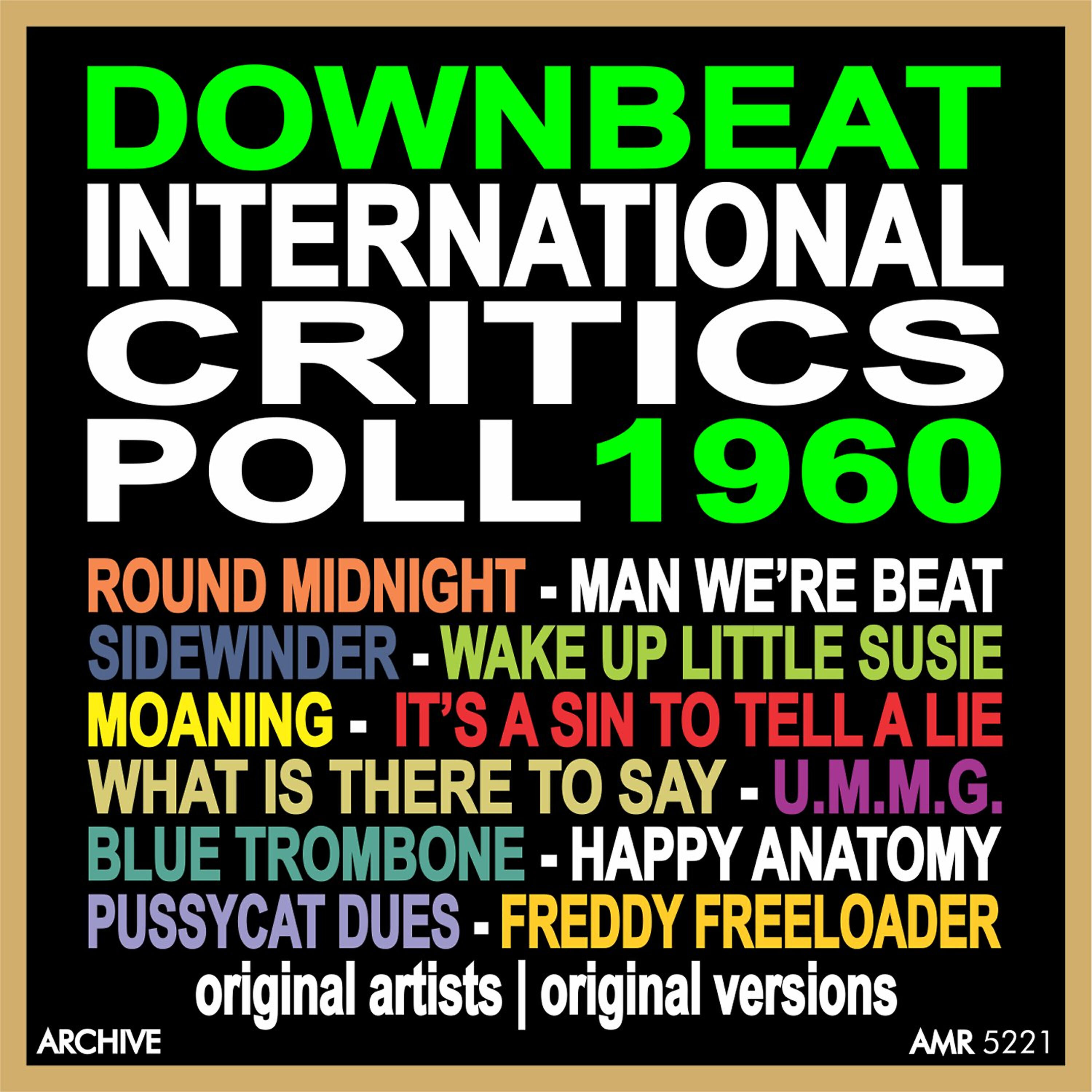 Релиз Downbeat International Critics Poll 1960 Winners