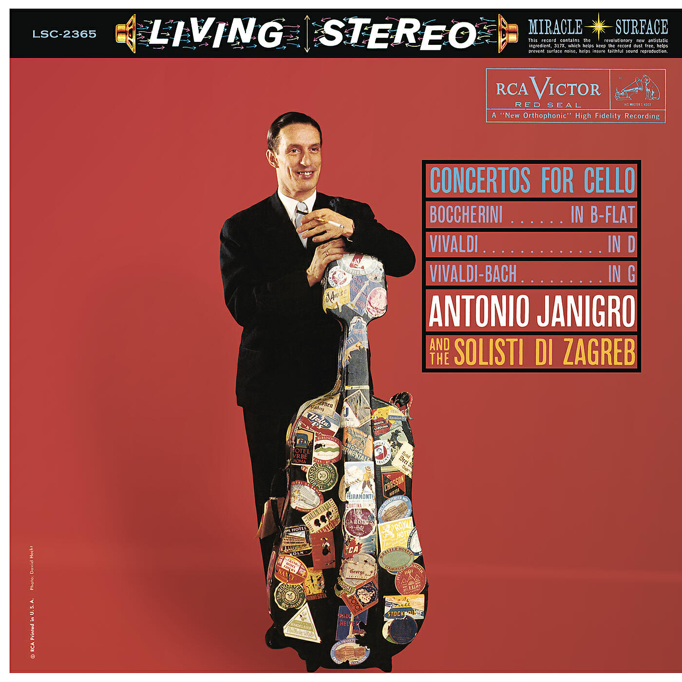 Релиз Antonio Janigro Plays Boccherini, Vivaldi & Bach Cello Concertos