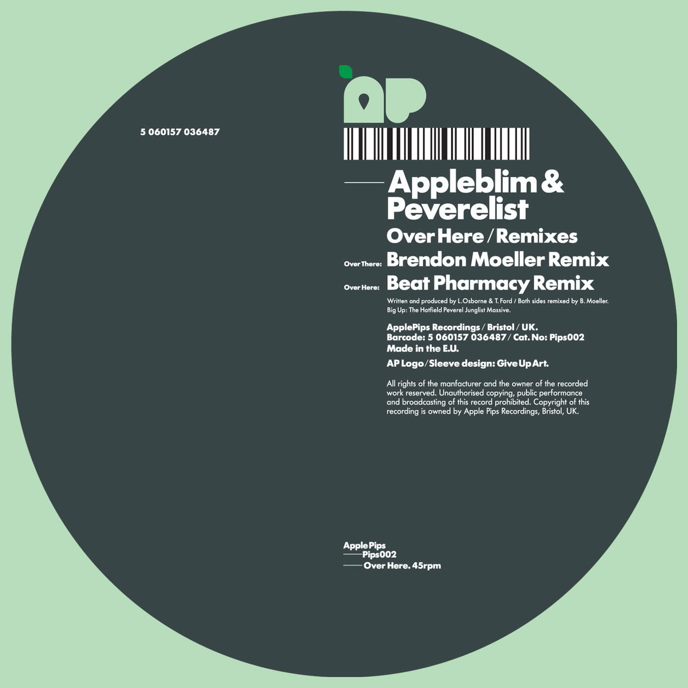 Релиз Over Here (Brendan Moeller / Beat Pharmacy Remixes)