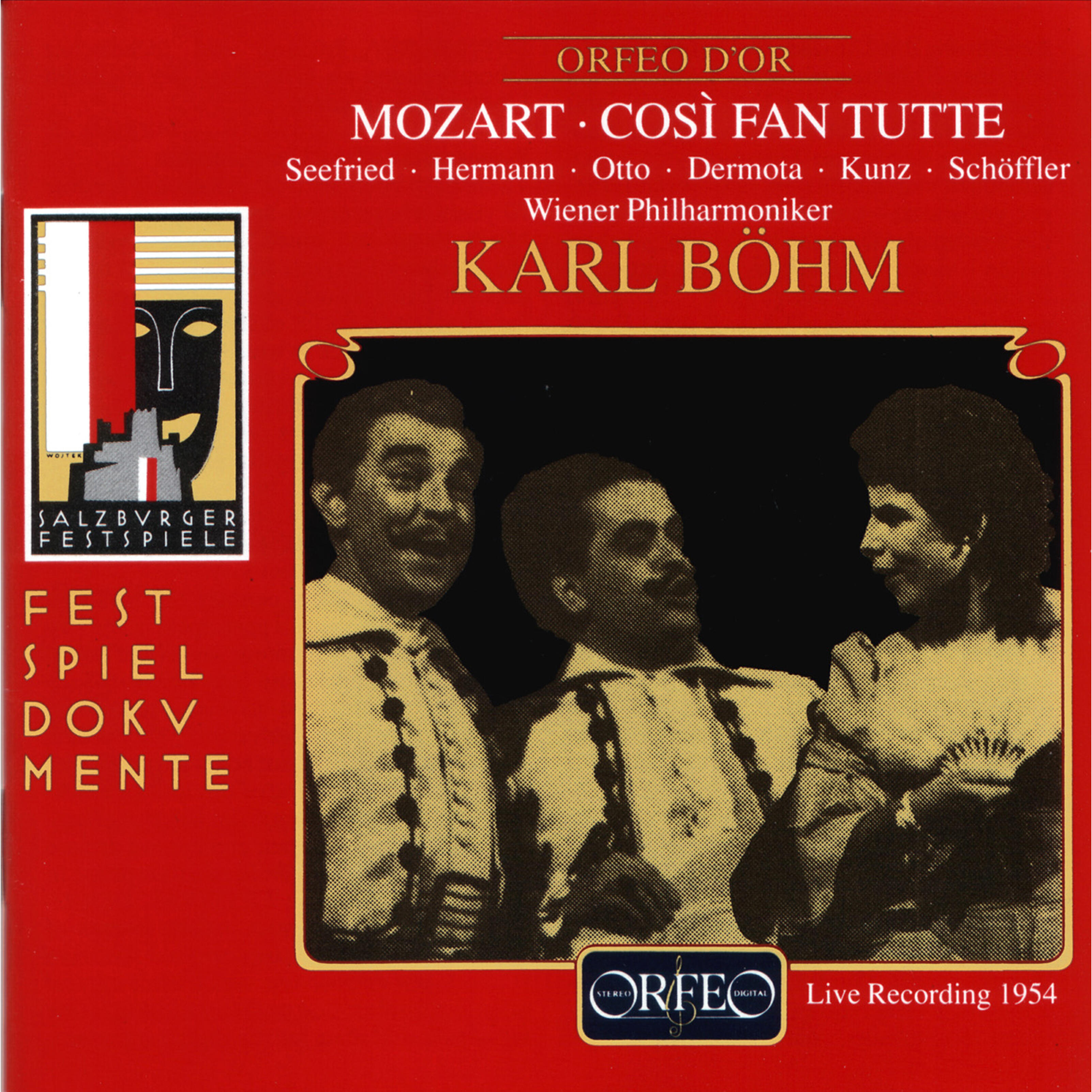 Релиз Mozart: Così fan tutte, K. 588 (Live 1954)