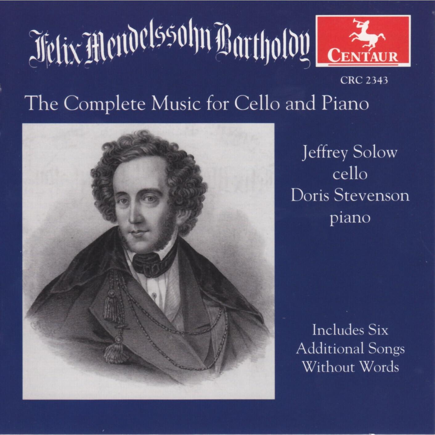Релиз Mendelssohn, Felix: Cello Music (Complete)