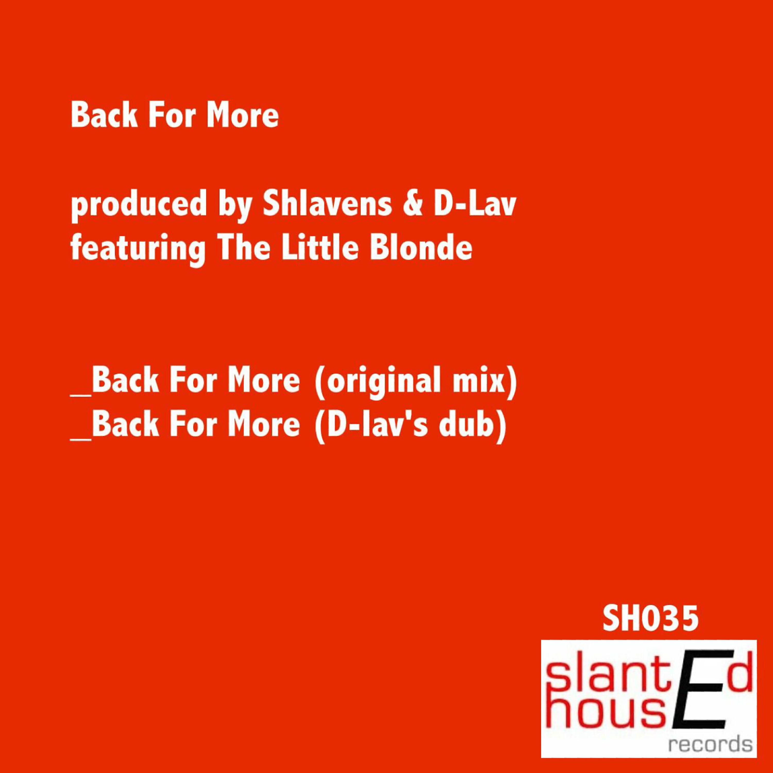 Релиз Back For More