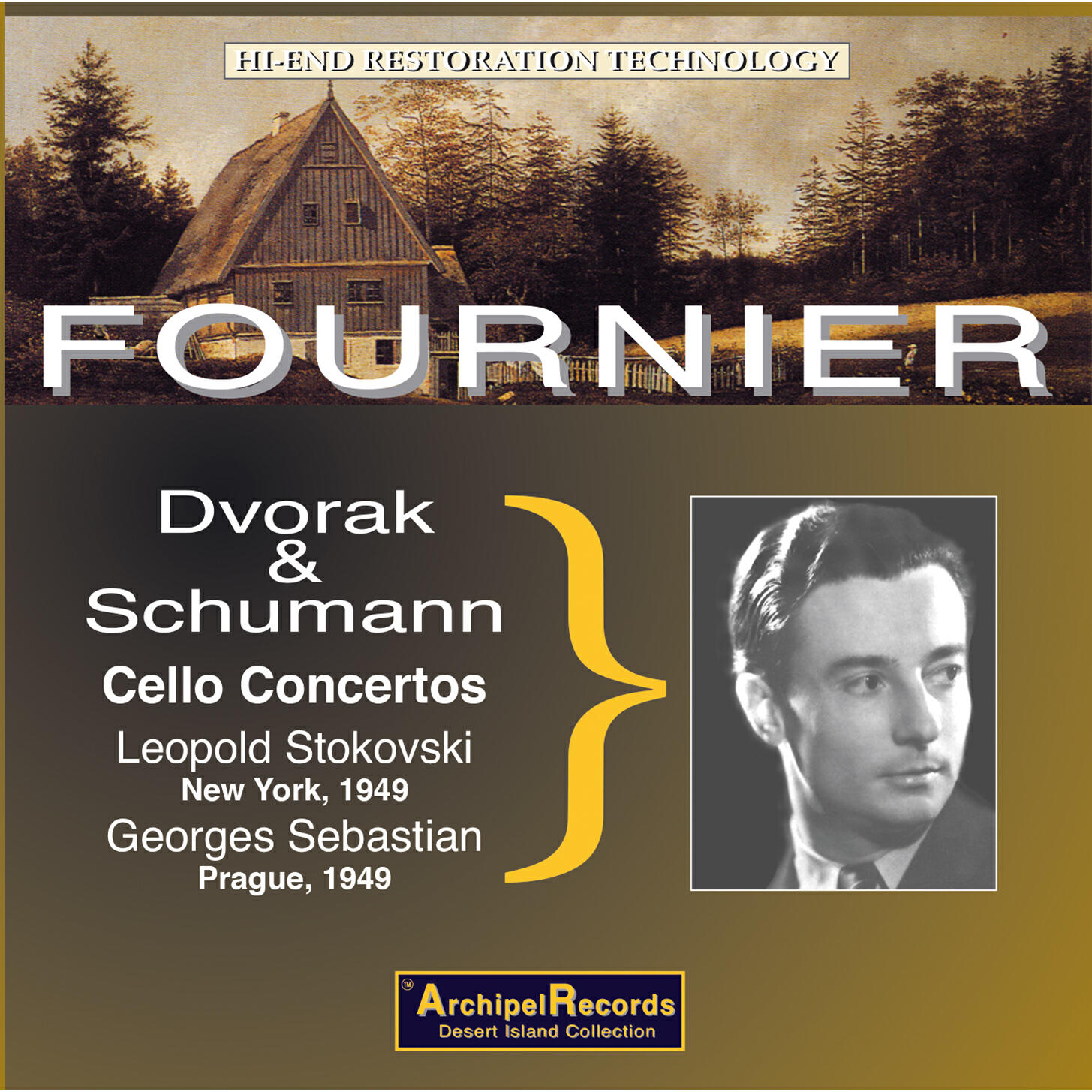 Релиз Pierre Fournier Schumann and Dvorak Cello Concertos live